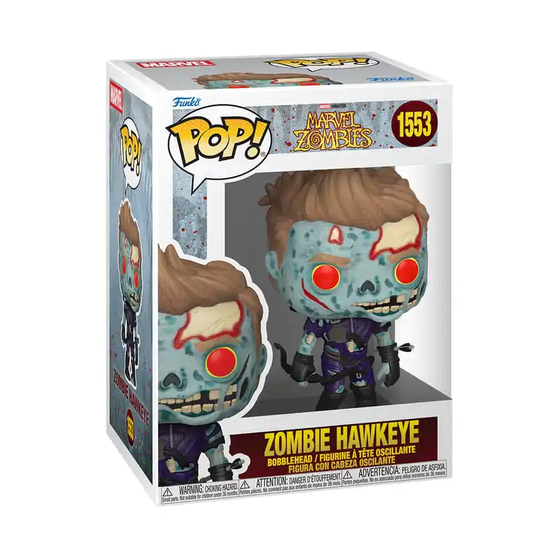 Marvel Zombies Funko POP! Marvel Vinyl Figurina Zombie Hawkeye 9 cm poza produsului