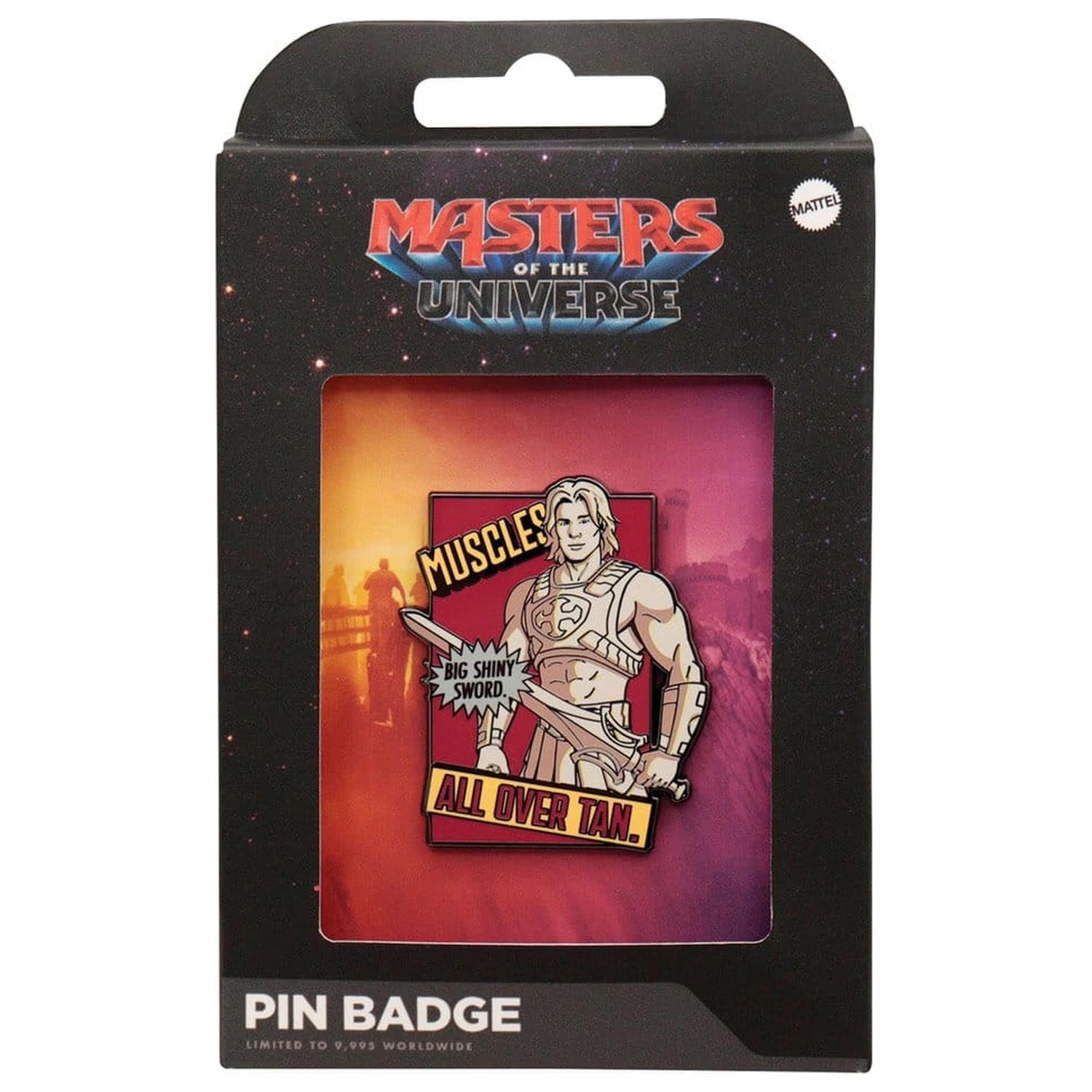 Masters of the Universe 2026 insigna pin He-Man Editie Limitata poza produsului