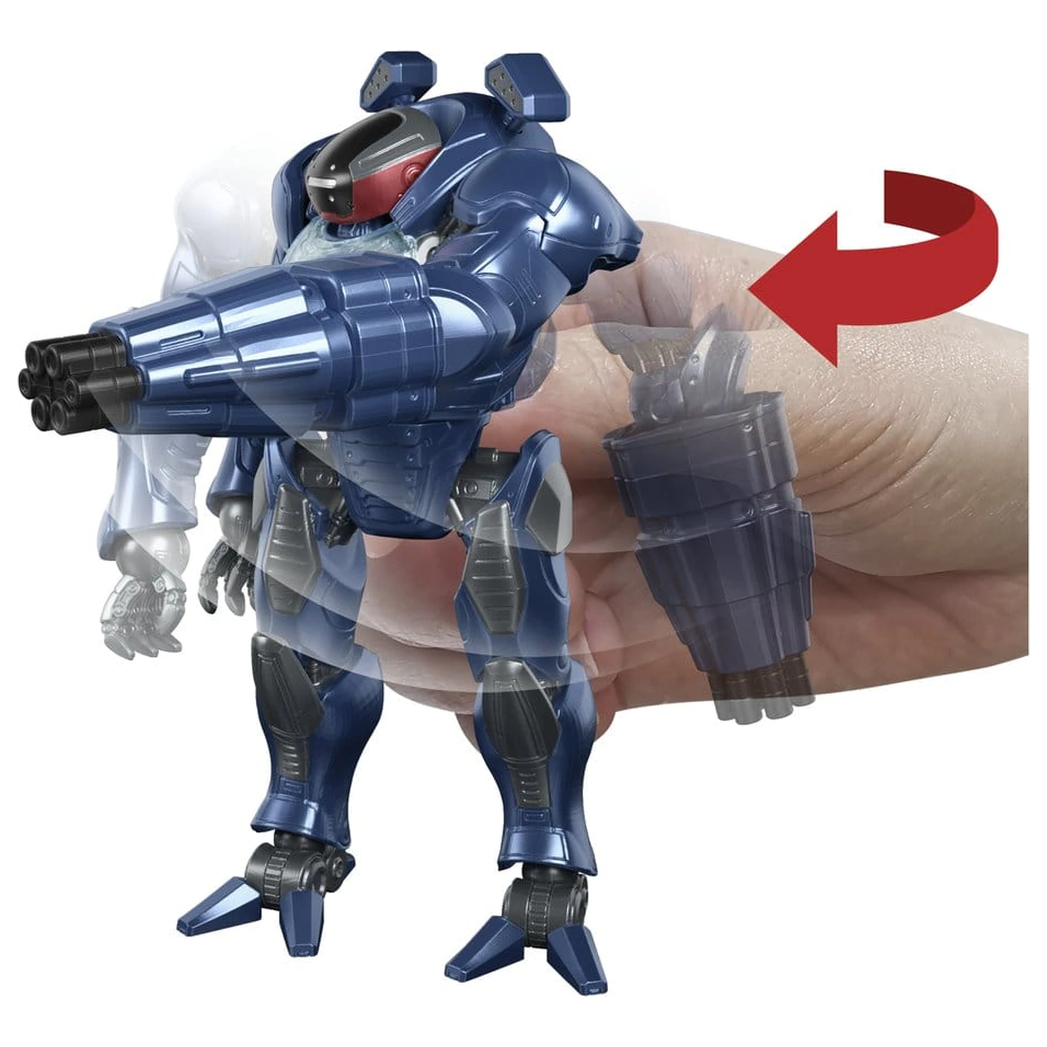 Masters of the Universe 2026 Movie Feature Figurina de actiune Combat Ready Roboto 14 cm poza produsului