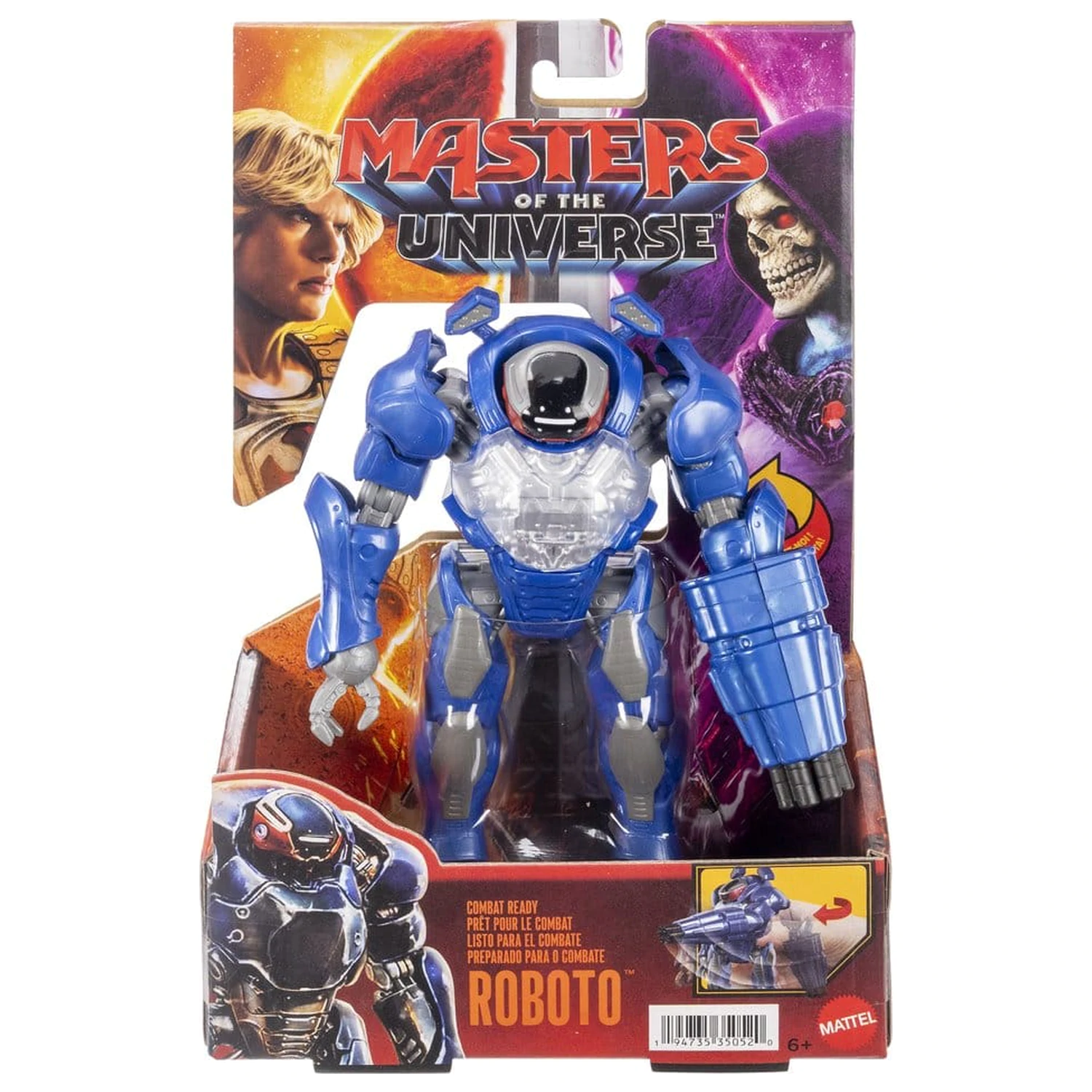 Masters of the Universe 2026 Movie Feature Figurina de actiune Combat Ready Roboto 14 cm poza produsului