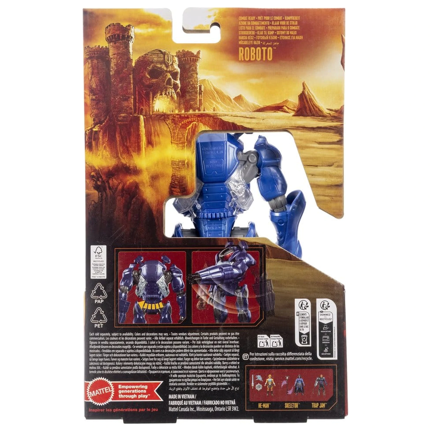 Masters of the Universe 2026 Movie Feature Figurina de actiune Combat Ready Roboto 14 cm poza produsului