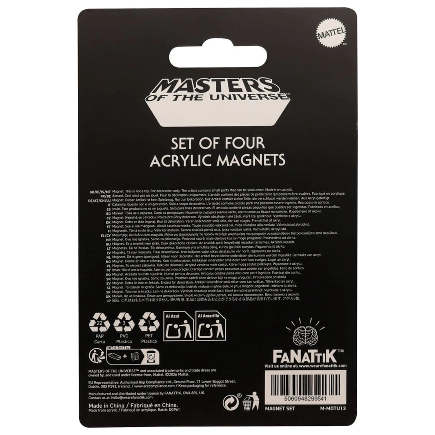 Masters of the Universe Magnets Pachet cu 4 piese poza produsului