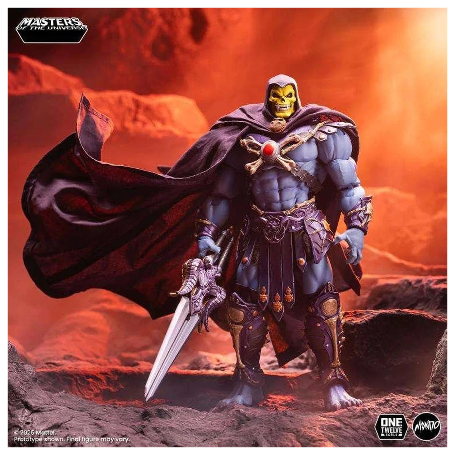 Masters of the Universe figurina de actiune 1/12 200x - Skeletor poza produsului
