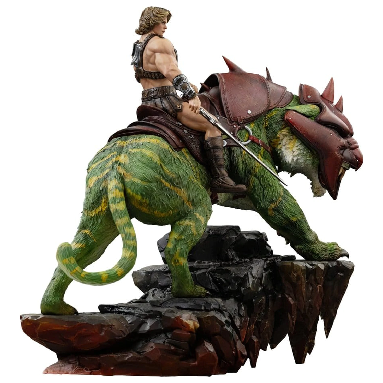 Masters of the Universe Art Scale Statuie 1/10 He-Man and Battle Cat 33 cm poza produsului