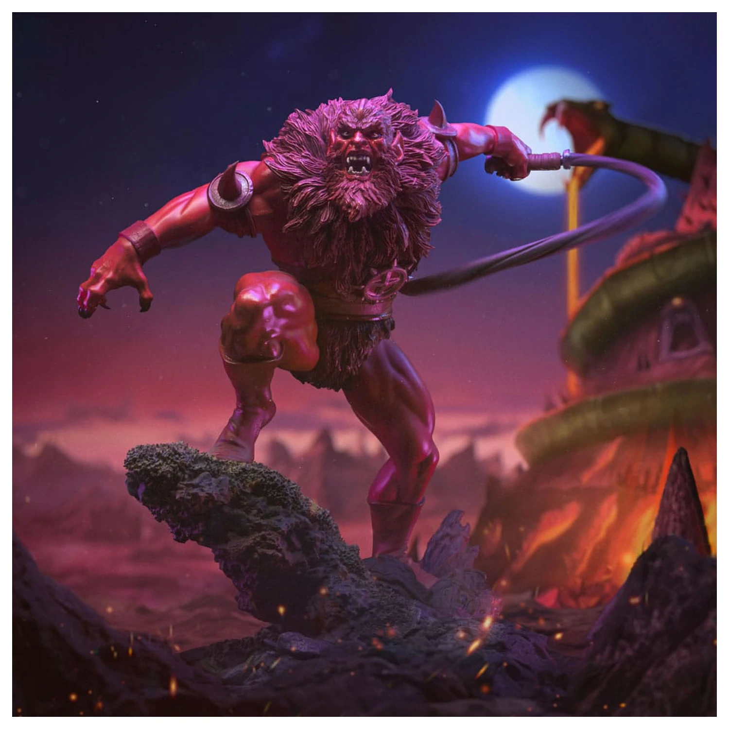 Masters of the Universe Art Scale Statuie 1/10 Red Beast Man (Exclusive 2024) 23 cm poza produsului