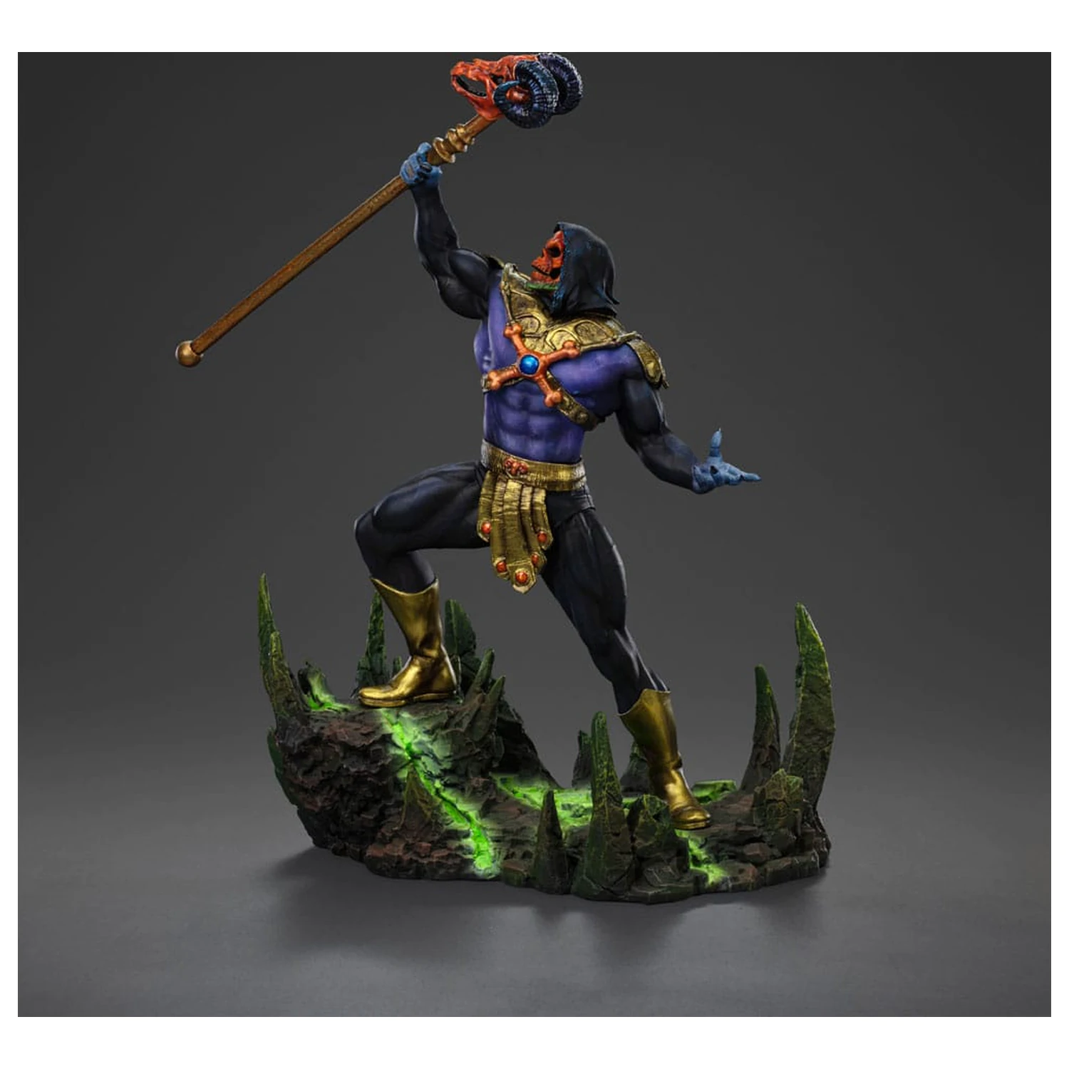 Masters of the Universe Art Scale Statuie 1/10 Skeletor Disco Ver. 28 cm poza produsului