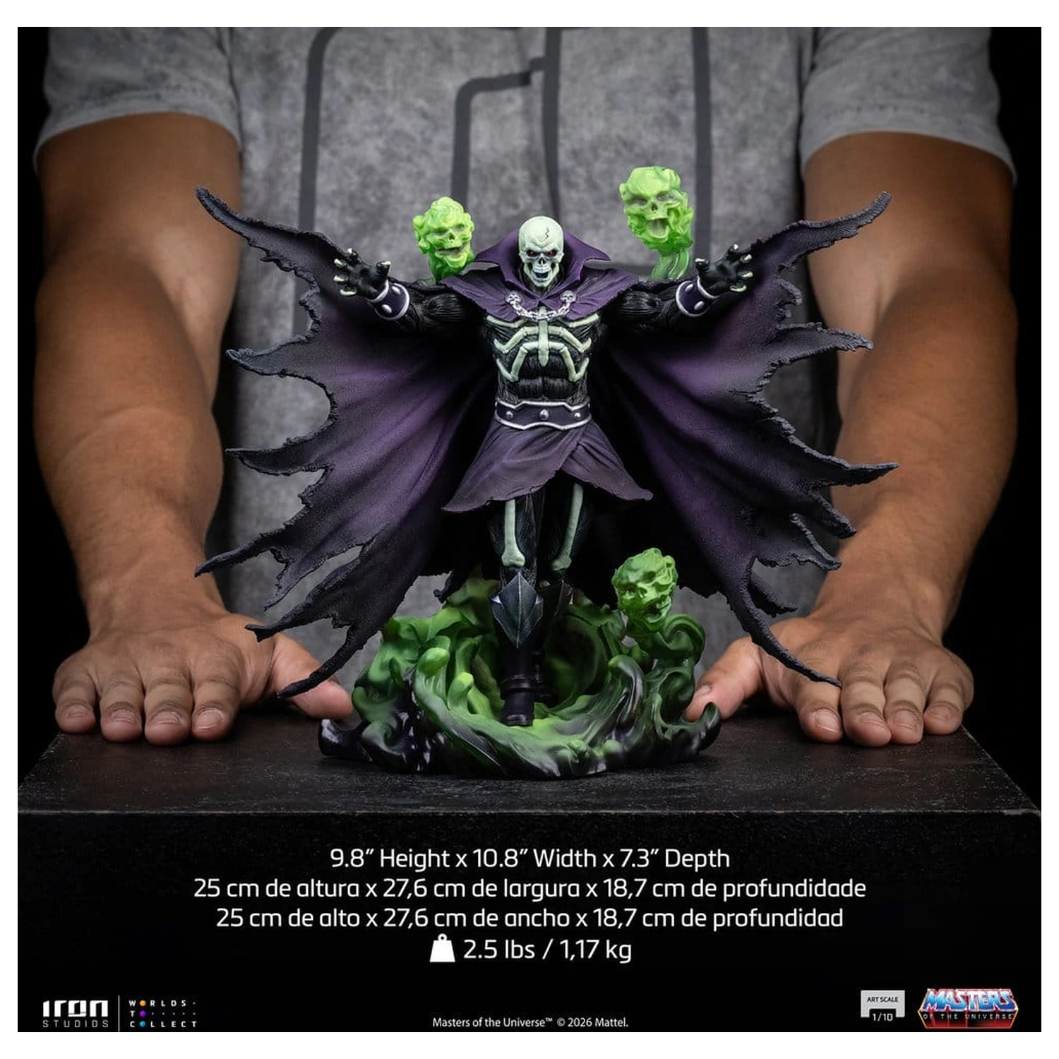 Masters of the Universe Art Scale Statuie 1/10 Scareglow (Glow in the Dark) 25 cm poza produsului