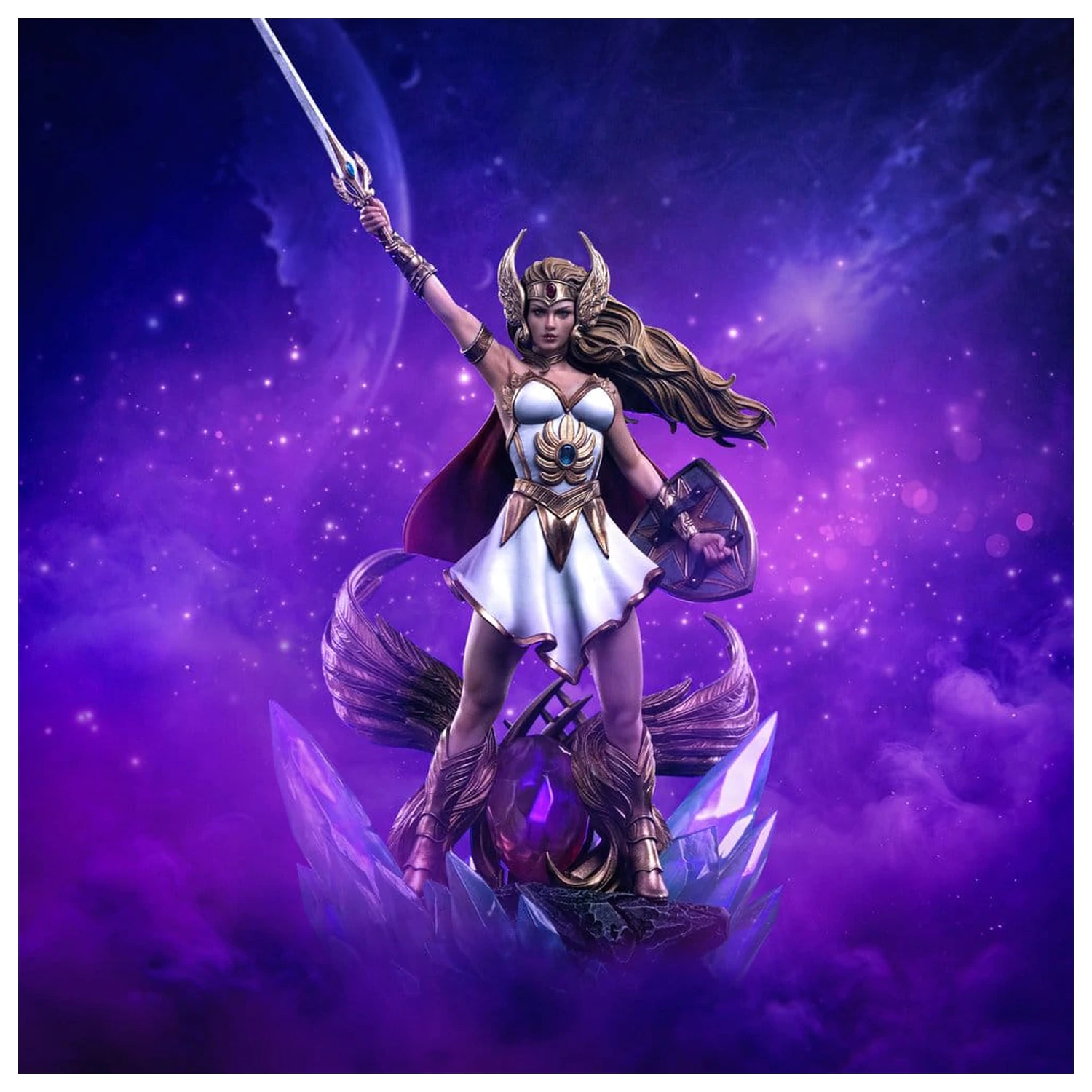 Masters of the Universe Statuie Art Scale (Unleashed) 1/10 She-Ra Unleashed 31 cm poza produsului