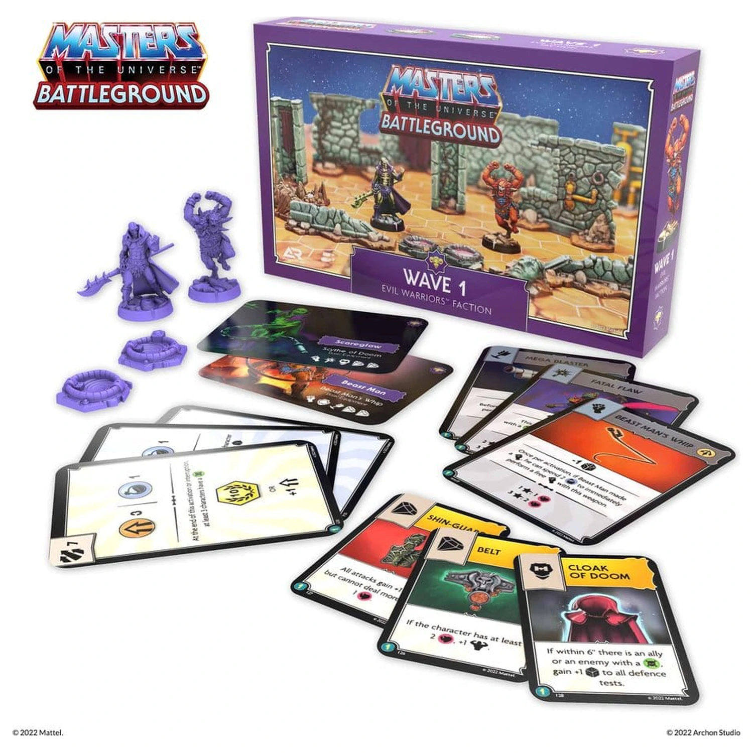 Masters of the Universe: Battleground Miniatures Game Wave 1: Evil Warriors Faction *Versiune Germană* poza produsului