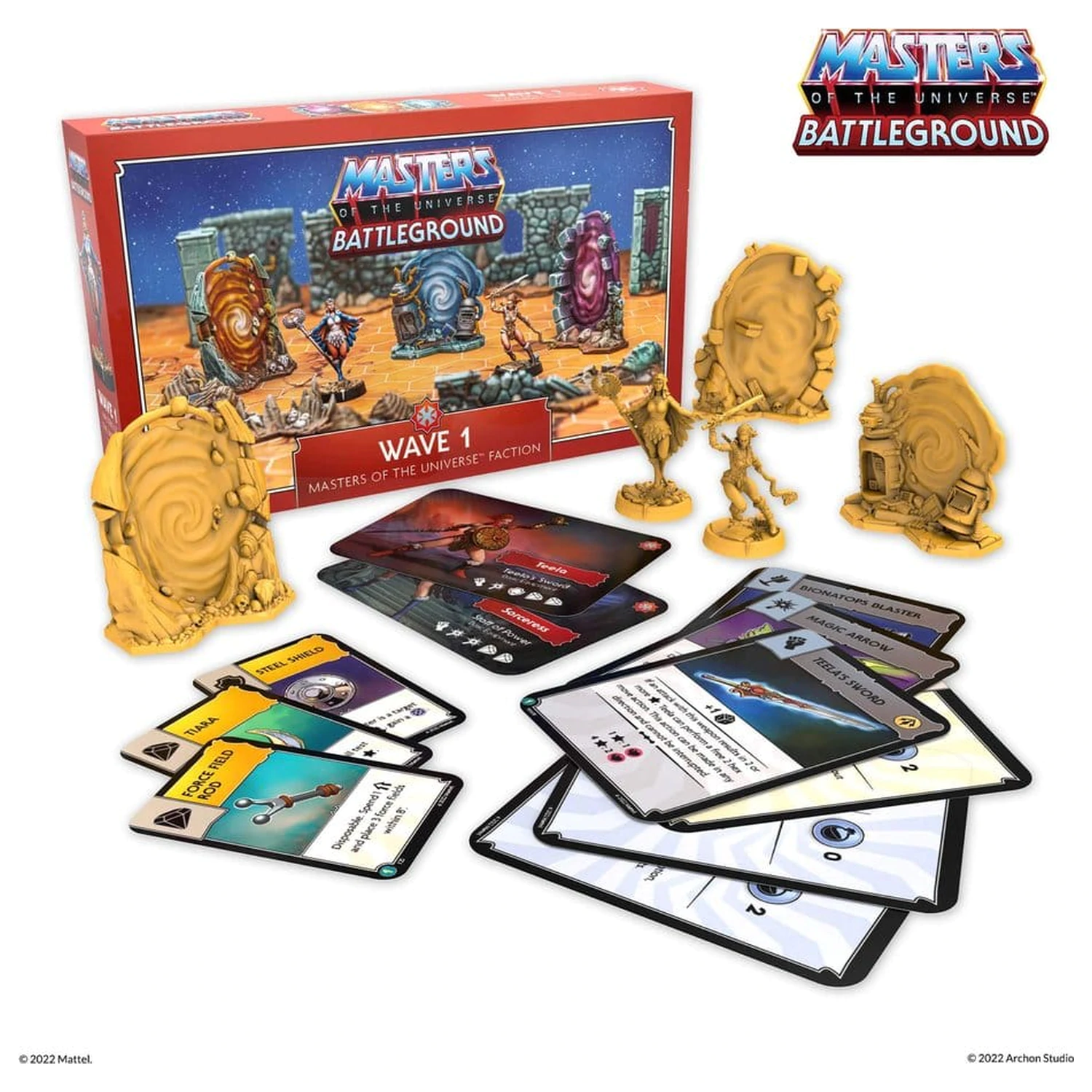 Masters of the Universe: Battleground Miniatures Game Wave 1: Masters of the Universe Faction *Versiune Germană* poza produsului