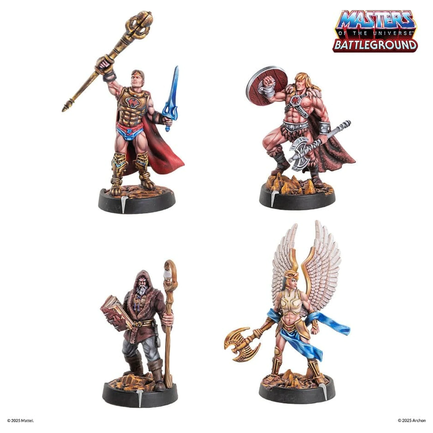 Masters of the Universe: Battleground Miniatures Game Wave 10: Preternian Heroes Faction Versiunea în Engleză poza produsului