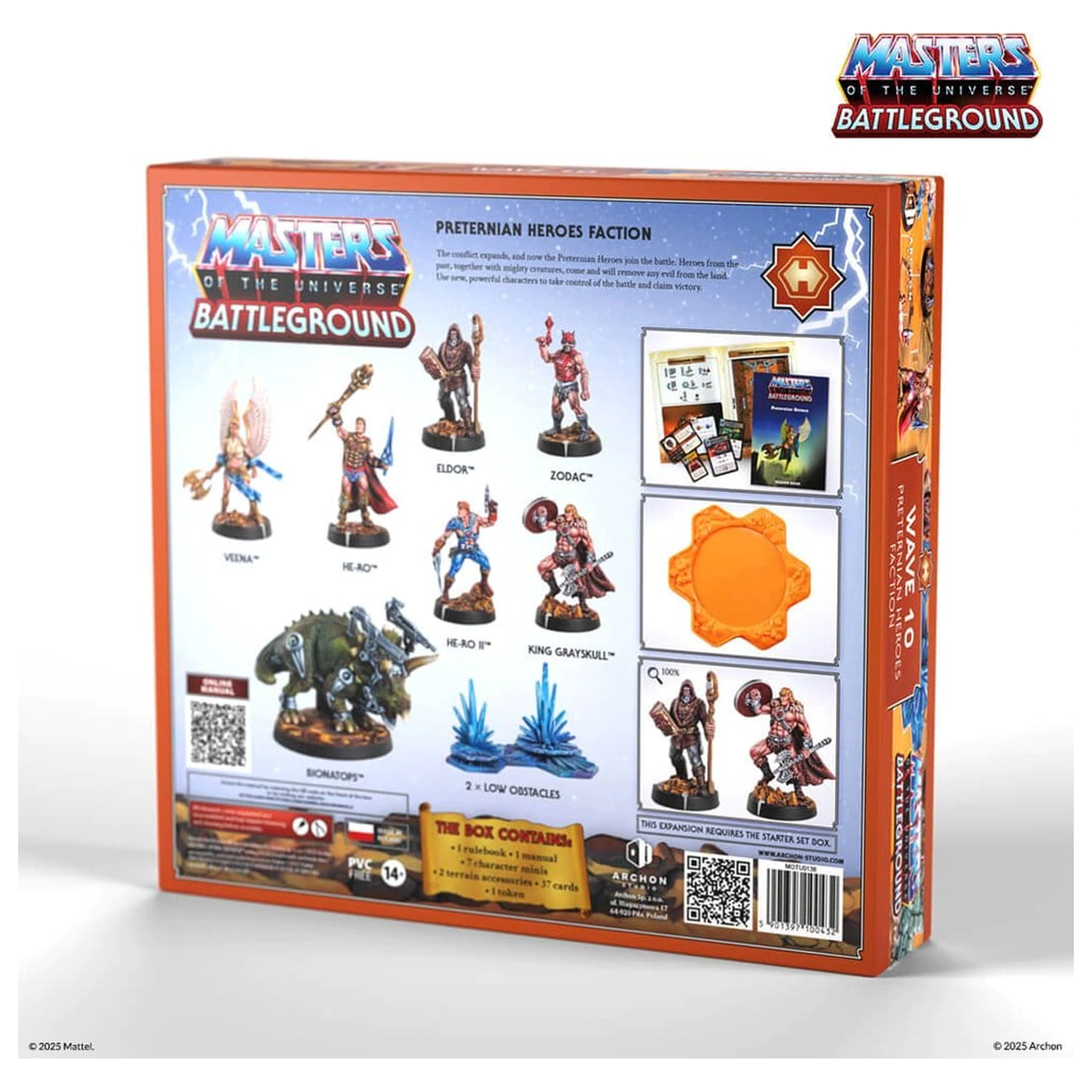 Masters of the Universe: Battleground Miniatures Game Wave 10: Preternian Heroes Faction *Versiunea germană* poza produsului