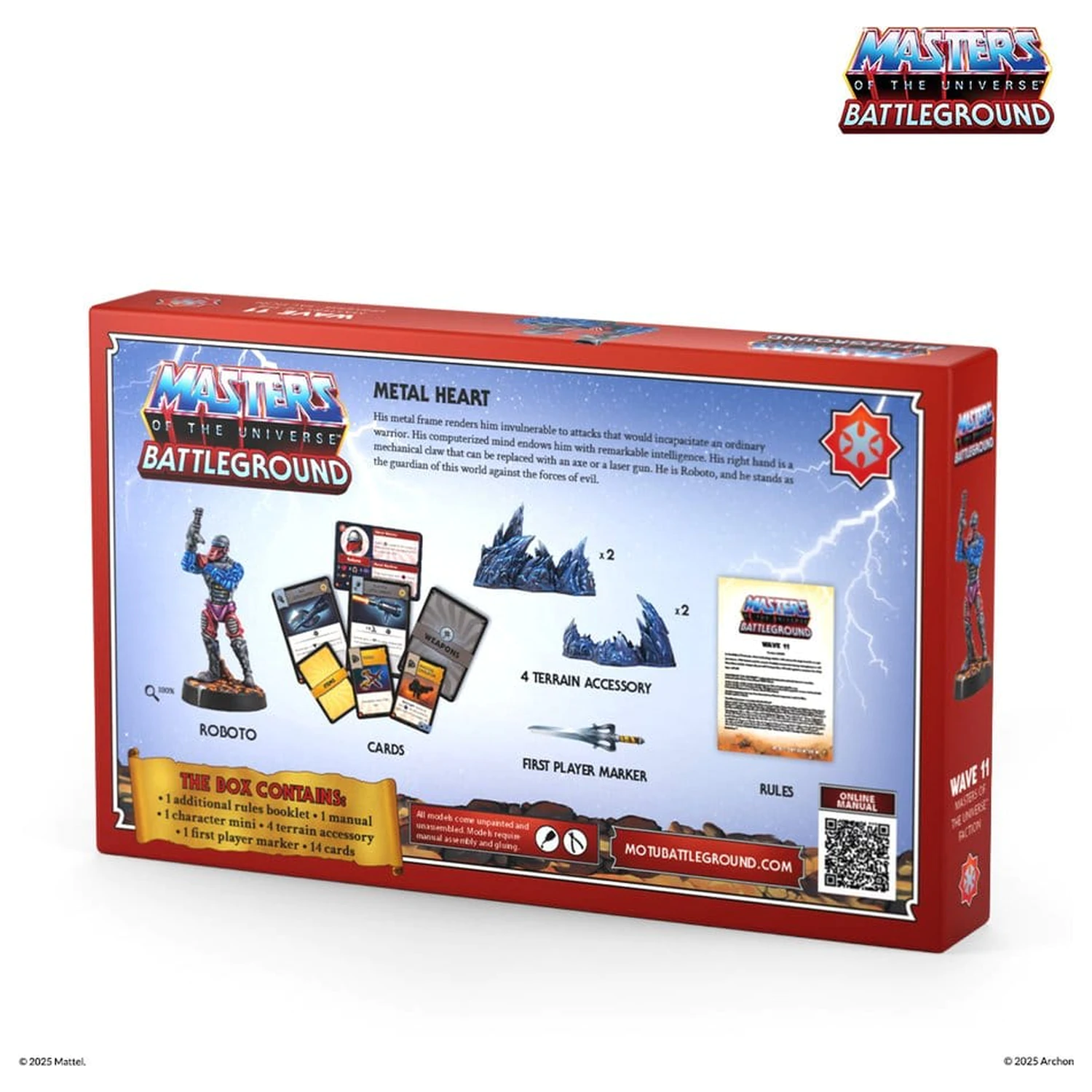 Masters of the Universe: Battleground Miniatures Game Wave 11: Masters of the Universe Faction (Roboto) Versiunea Engleza poza produsului