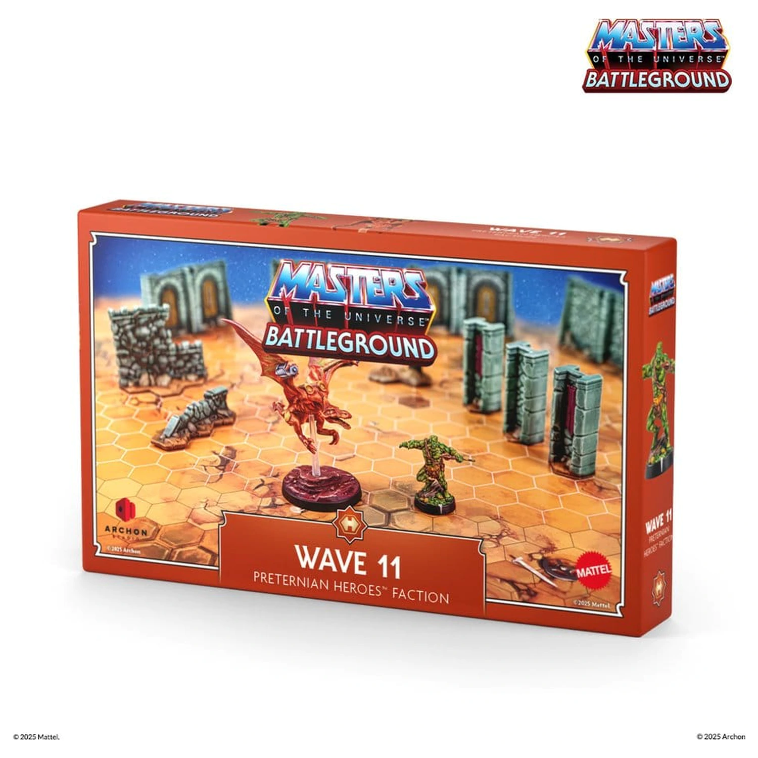 Masters of the Universe: Battleground Miniatures Game Wave 11: Preternian Heroes (Moss Man / Turbodactyl) Versiunea engleza poza produsului