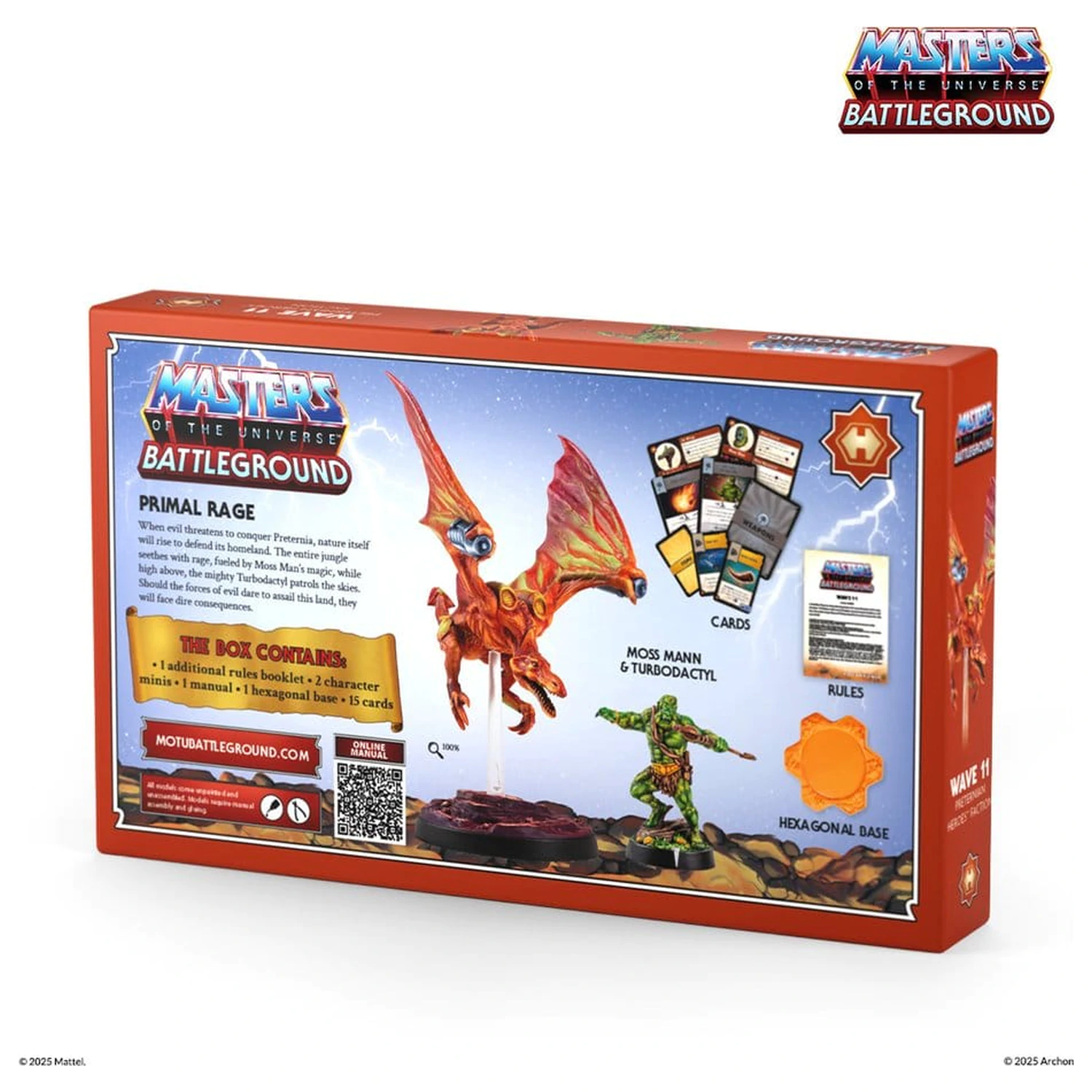 Masters of the Universe: Battleground Miniatures Game Wave 11: Preternian Heroes (Moss Man / Turbodactyl) Versiunea engleza poza produsului