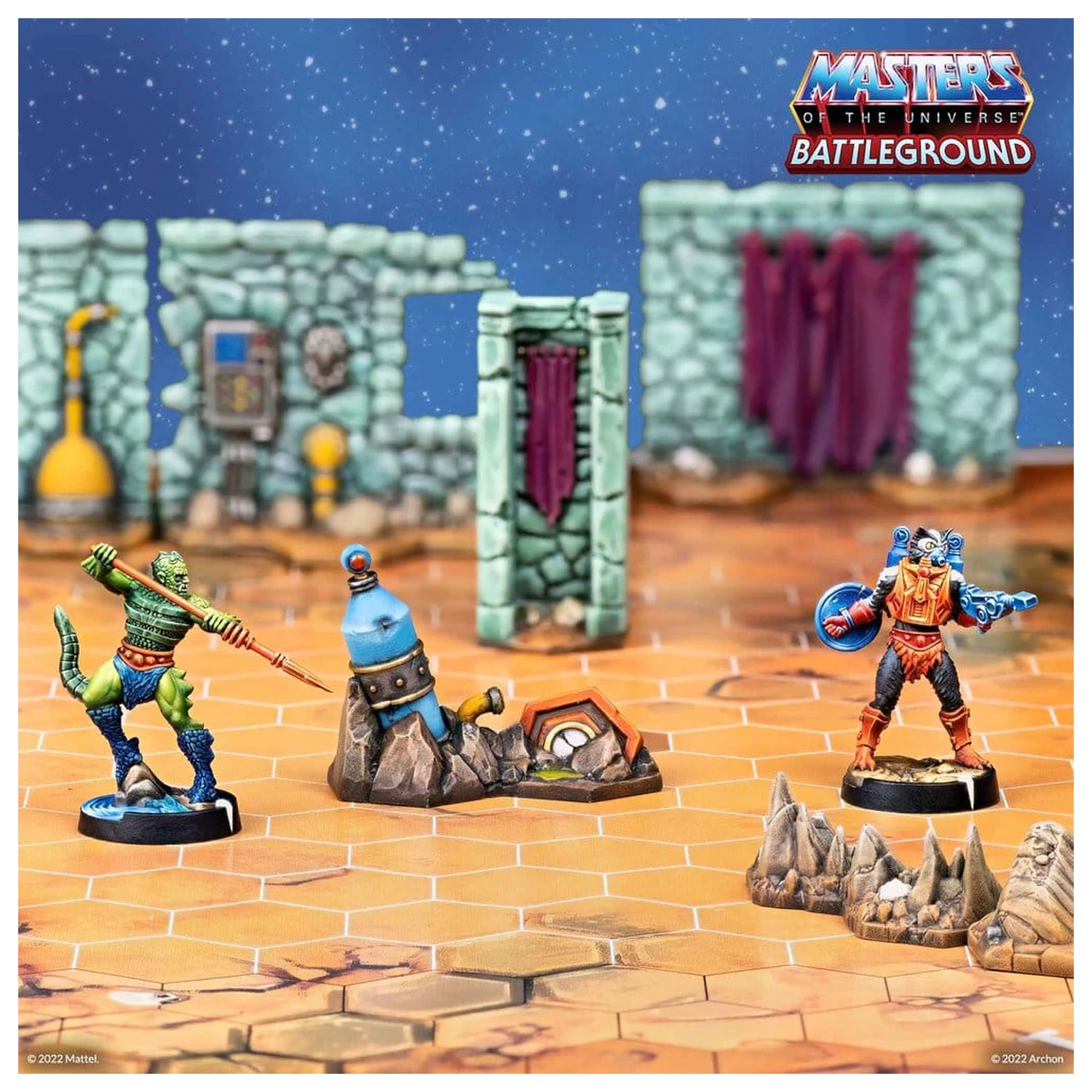 Masters of the Universe: Battleground Miniatures Joc de miniaturi Valul 3: Facțiunea Războinicii Răului *Versiunea în engleză* poza produsului