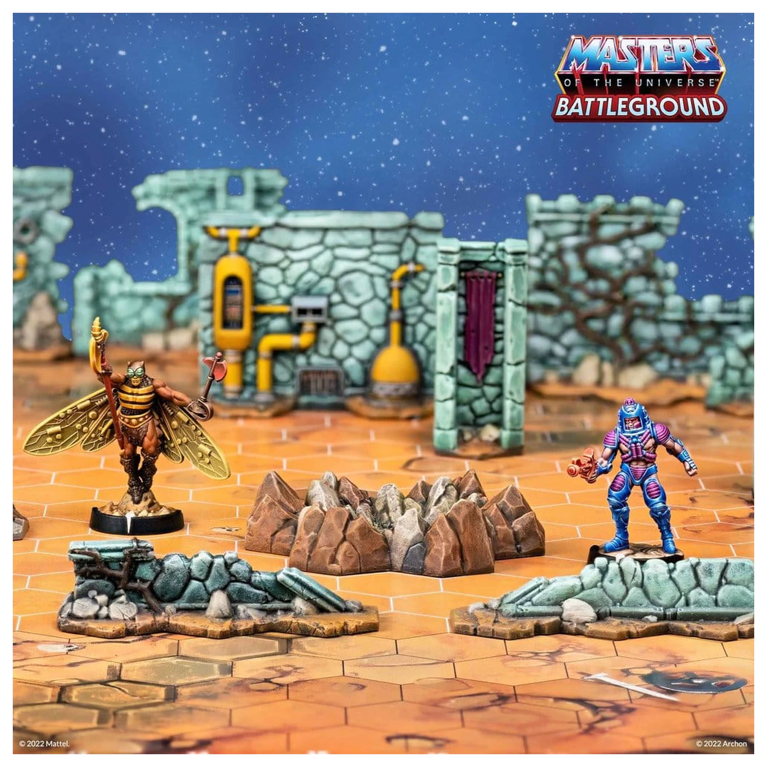 Masters of the Universe: Battleground Miniatures Game Wave 3: Masters of the Universe Faction *versiunea in engleza* poza produsului