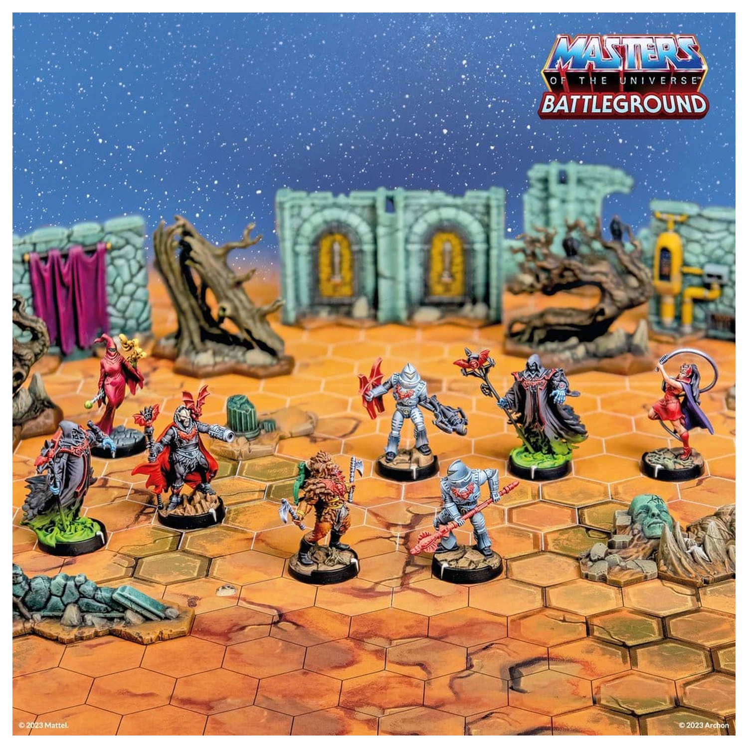 Masters of the Universe: Battleground Miniatures Game Wave 4: The Power of the Evil Horde *Versiunea în engleză* poza produsului