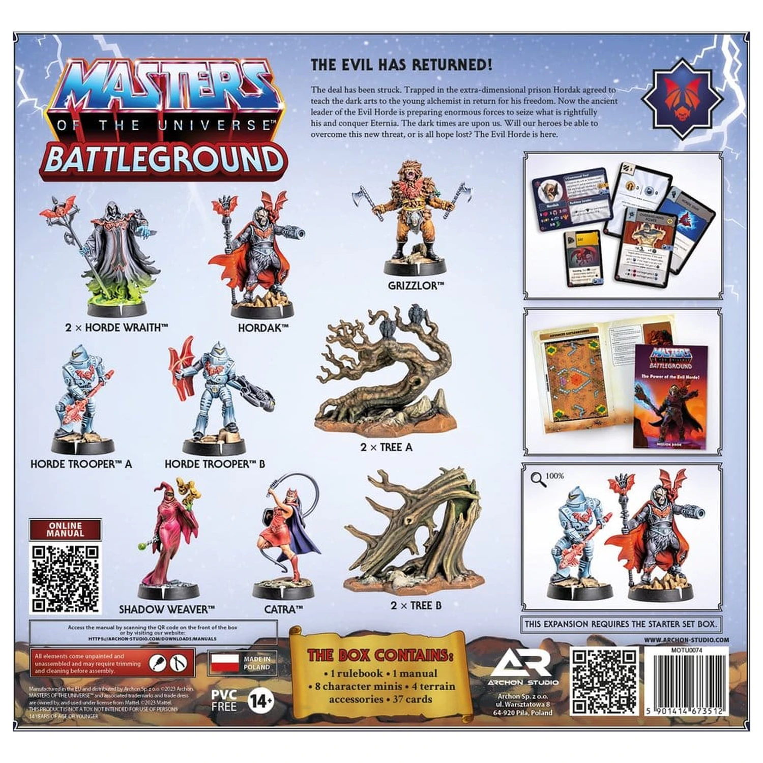 Masters of the Universe: Battleground Miniatures Game Wave 4: The Power of the Evil Horde Versiunea Germana poza produsului