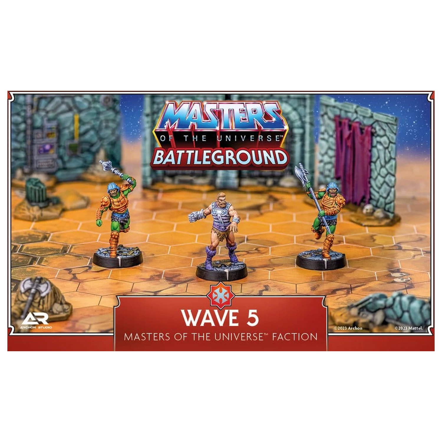 Masters of the Universe: Battleground Miniatures Game Wave 5: Masters of the Universe Faction *Versiunea Germana* poza produsului