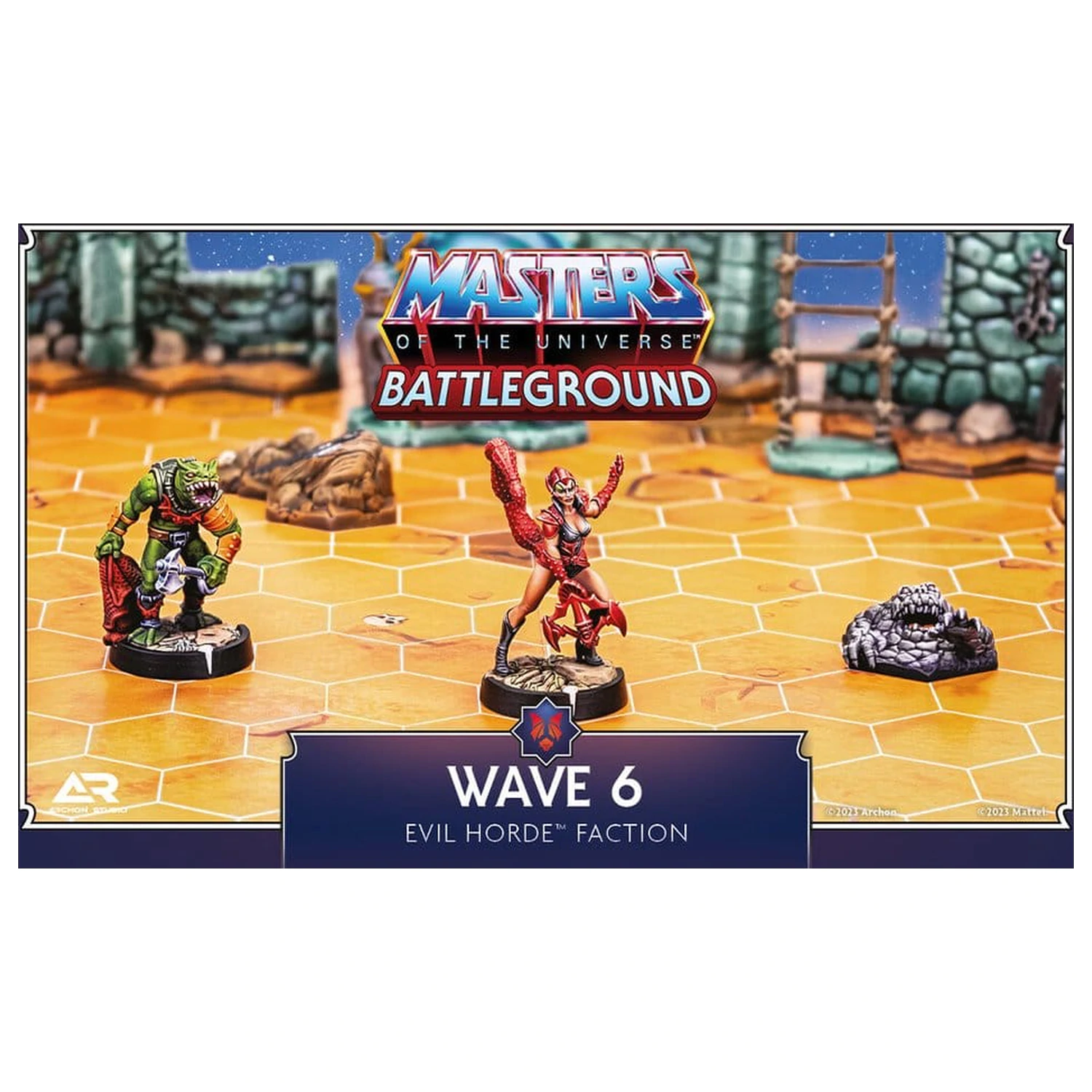 Masters of the Universe: Battleground Miniatures Game Wave 6: Evil Horde Faction Versiunea în Engleză poza produsului