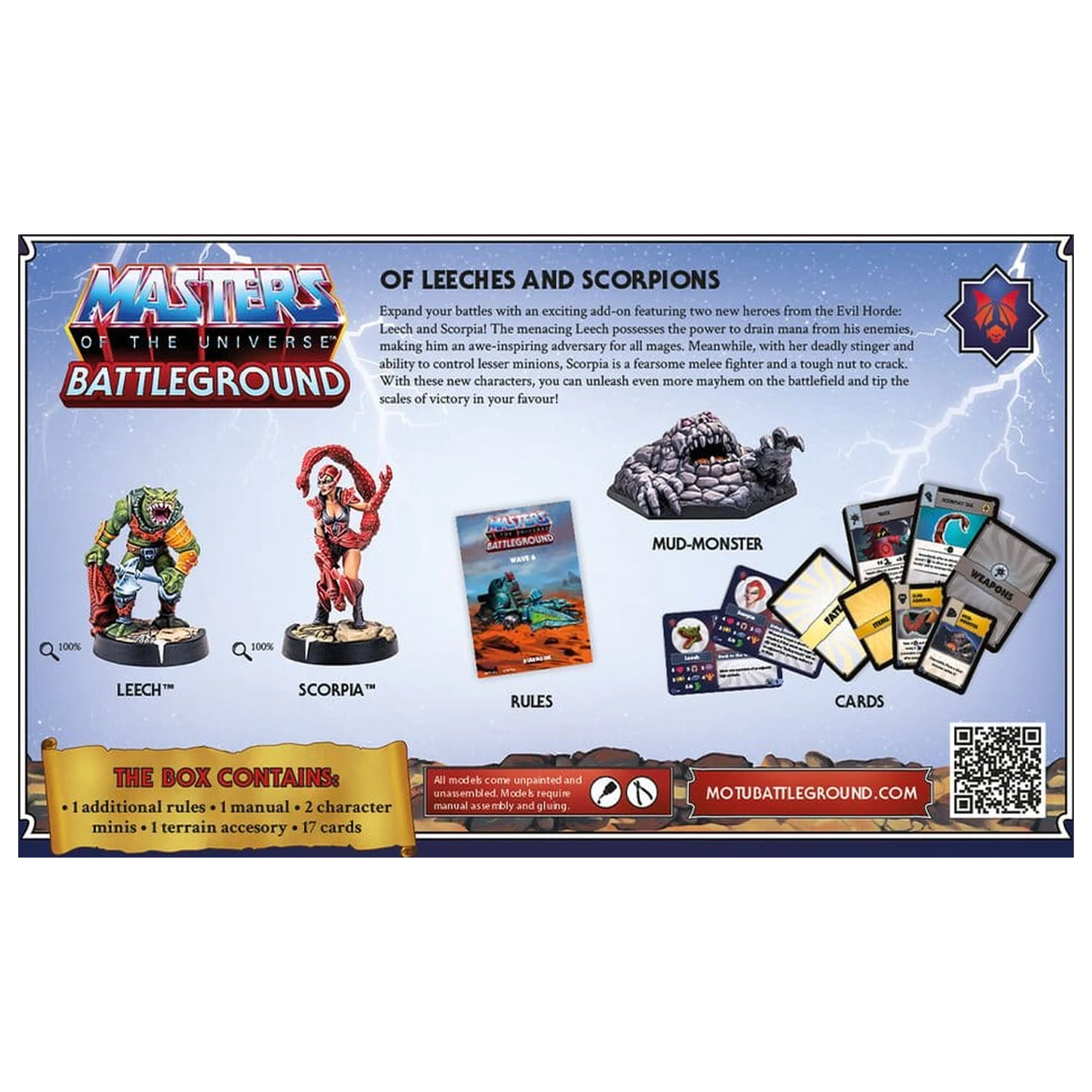Masters of the Universe: Battleground Miniatures Game Wave 6: Evil Horde Faction Versiunea în Engleză poza produsului