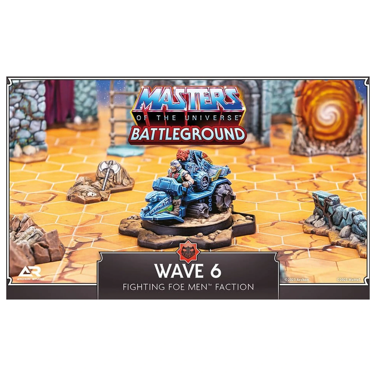 Masters of the Universe: Battleground Miniatures Game Wave 6: Faction Fighting Foe Men *Versiune in engleza* poza produsului