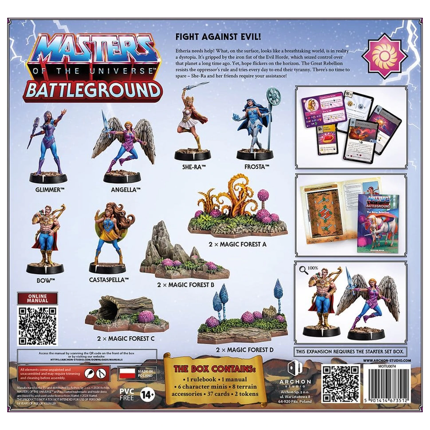 Masters of the Universe: Battleground Miniatures Game Wave 7: The Great Rebellion Versiunea engleza poza produsului