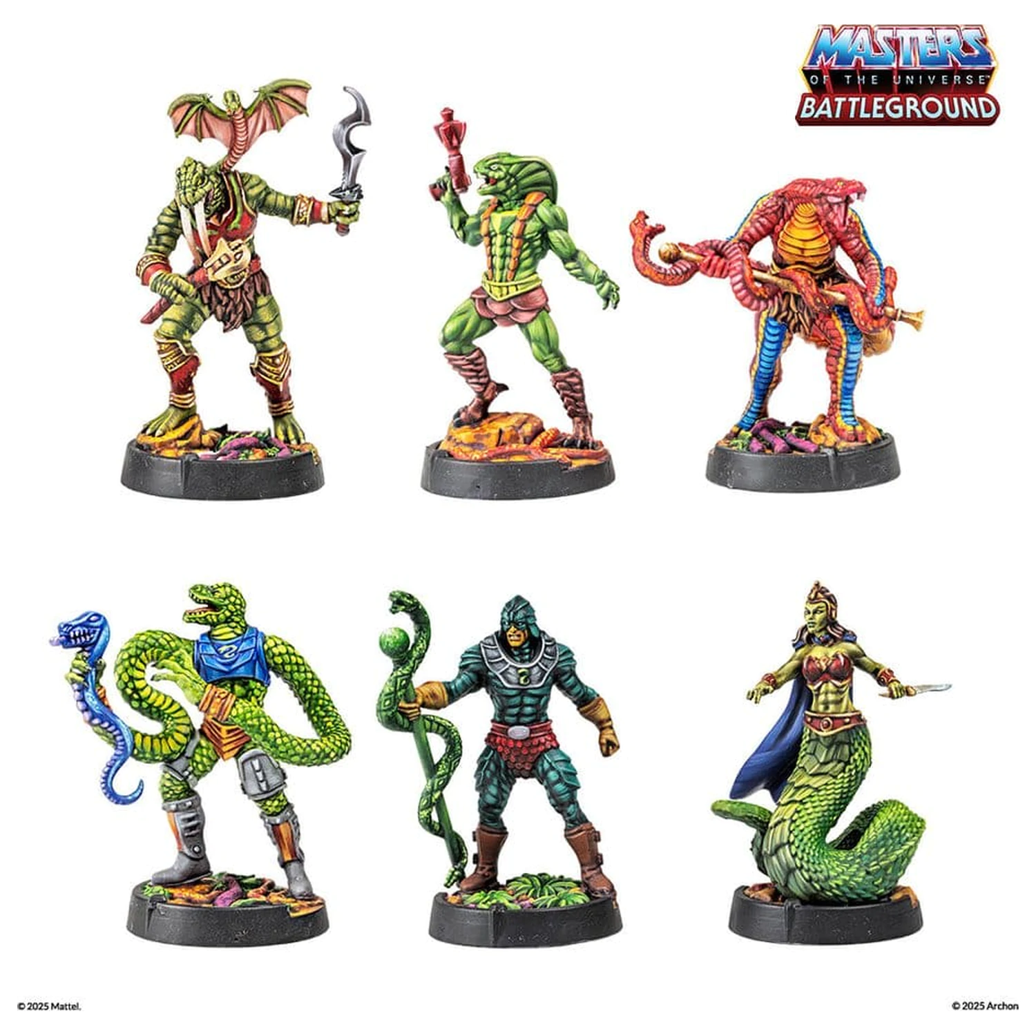 Masters of the Universe: Battleground Miniatures Game Wave 8: Faction Snake Men Versiune Engleza poza produsului