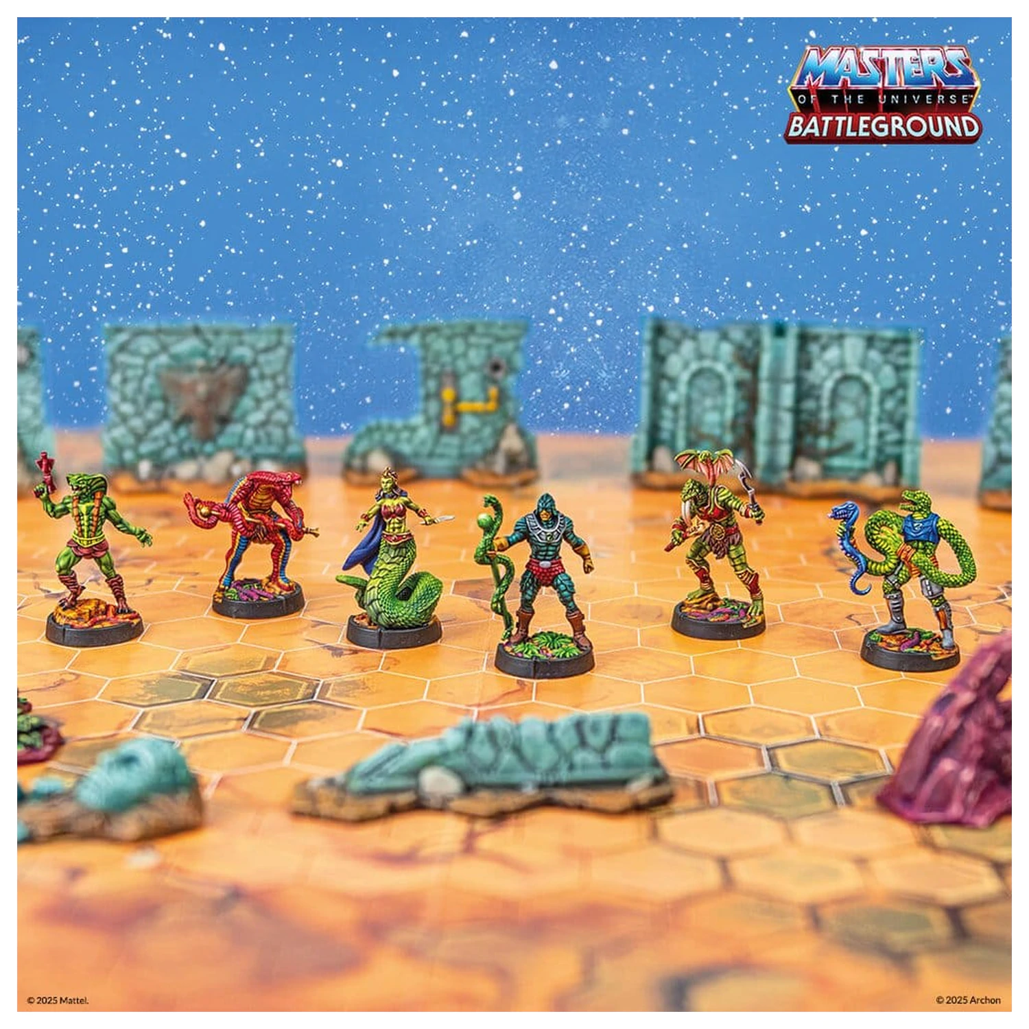Masters of the Universe: Battleground Miniatures Game Wave 8: Snake Men Faction *Versiunea germană* poza produsului