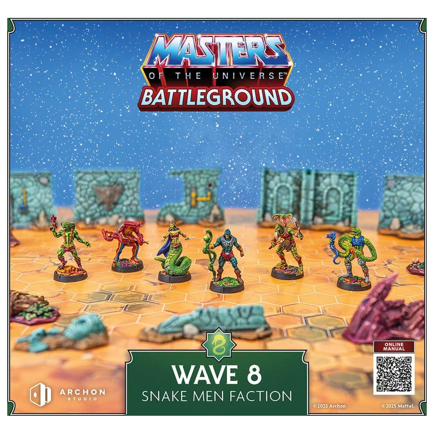 Masters of the Universe: Battleground Miniatures Game Wave 8: Snake Men Faction *Versiunea germană* poza produsului