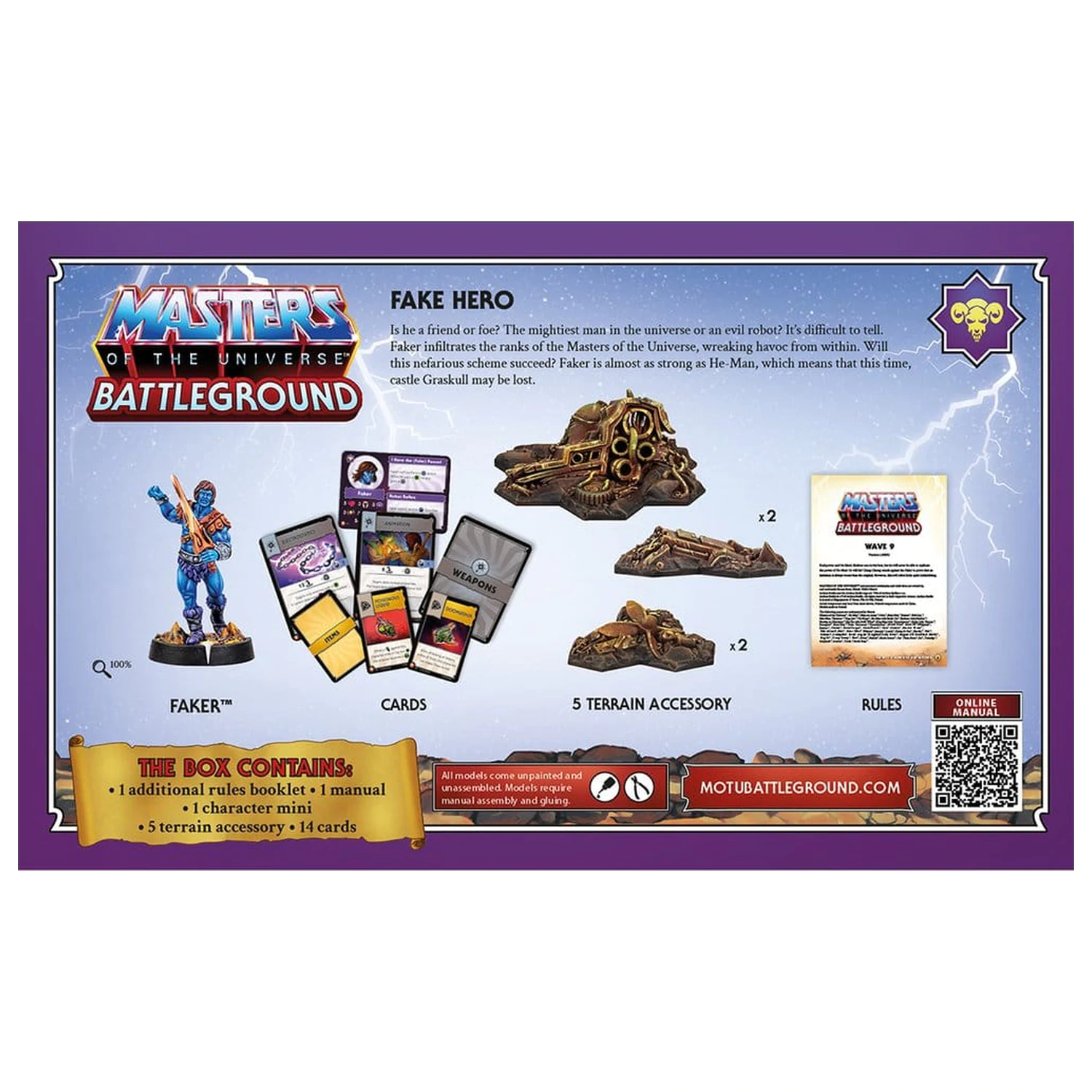 Masters of the Universe: Battleground Miniatures Game Wave 9: Evil Warriors Faction *Versiune în engleză* poza produsului