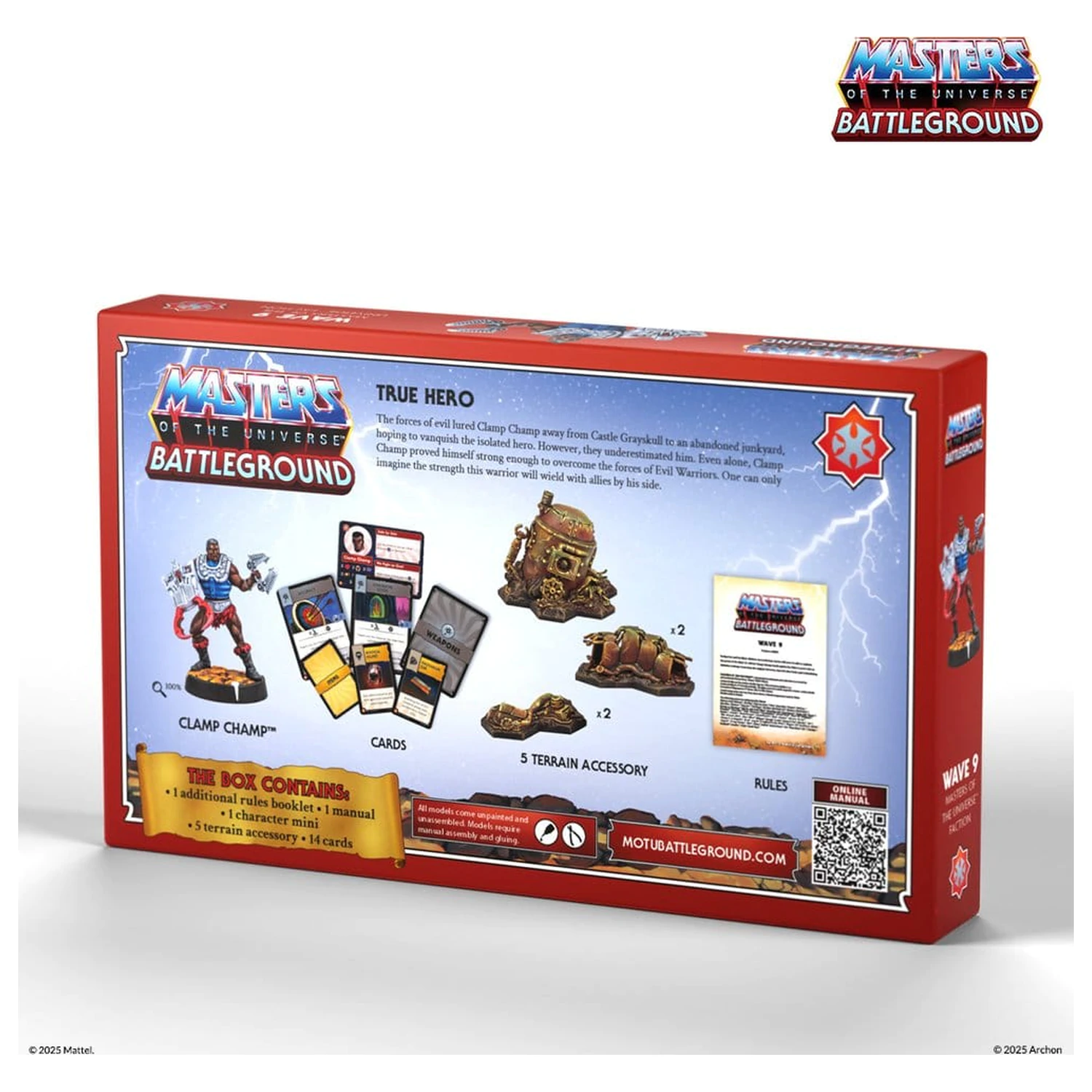 Masters of the Universe: Battleground Miniatures Game Wave 9: Masters of the Universe Faction *Versiune germana* poza produsului