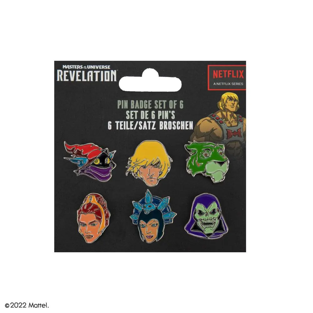 Masters of the Universe Set Insigne 6-Pack Characters poza produsului