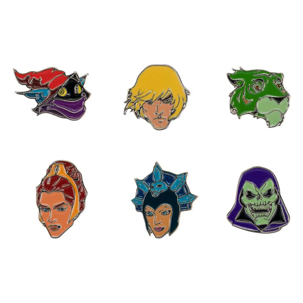 Masters of the Universe Set Insigne 6-Pack Characters poza produsului