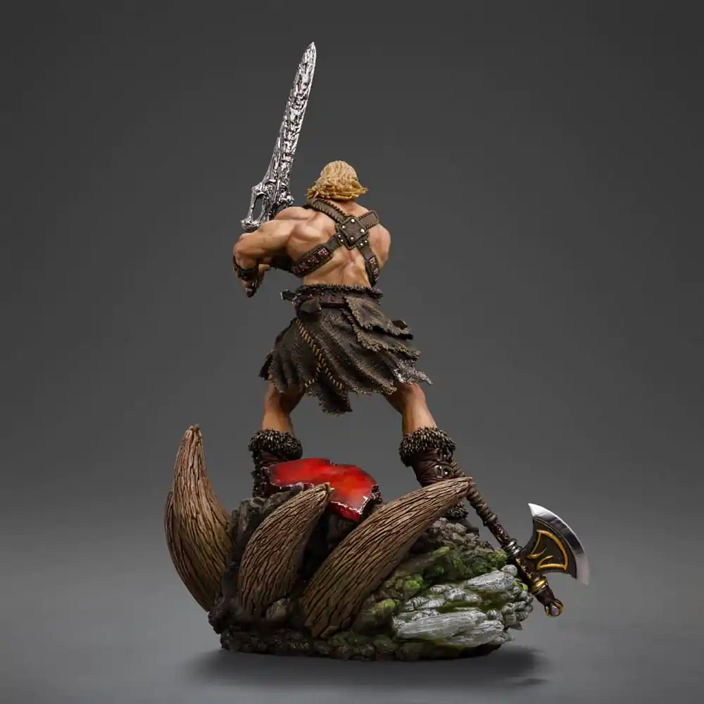 Statuie artistică de lux Masters of the Universe, scară 1/10 He-Man Unleashed 34 cm poza produsului