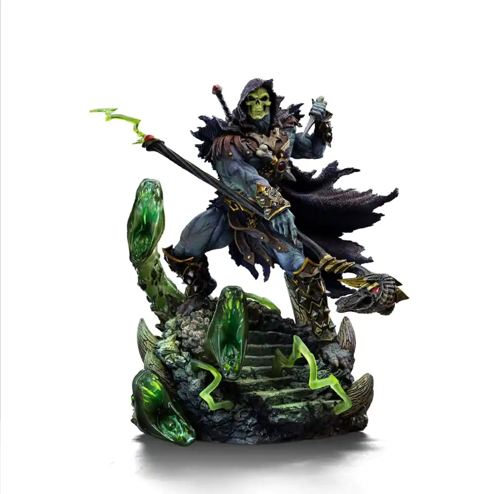 Masters of the Universe Statuie Artă Deluxe Scară 1/10 Skeletor Unleashed 23 cm poza produsului