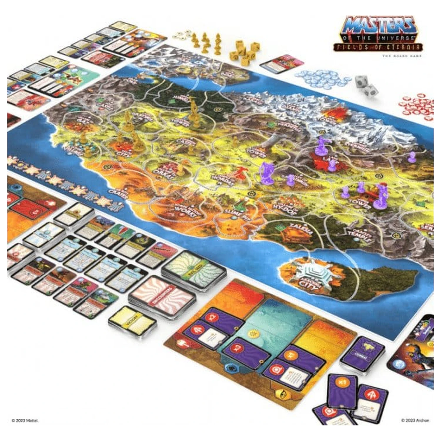 Masters of the Universe Board Game Fields of Eternia Versiune engleza poza produsului
