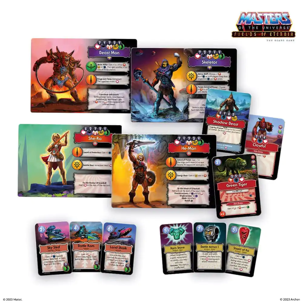 Masters of the Universe Board Game Fields of Eternia Editie Germana poza produsului