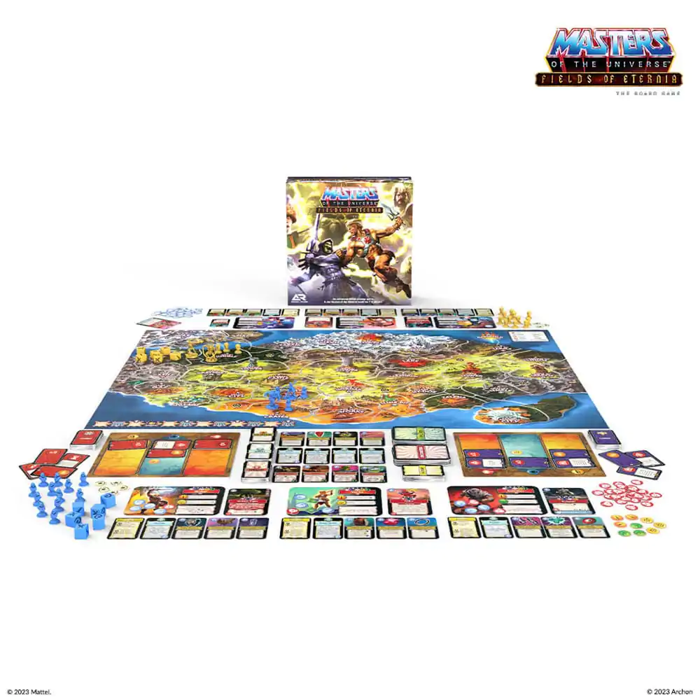 Masters of the Universe Board Game Fields of Eternia Editie Germana poza produsului