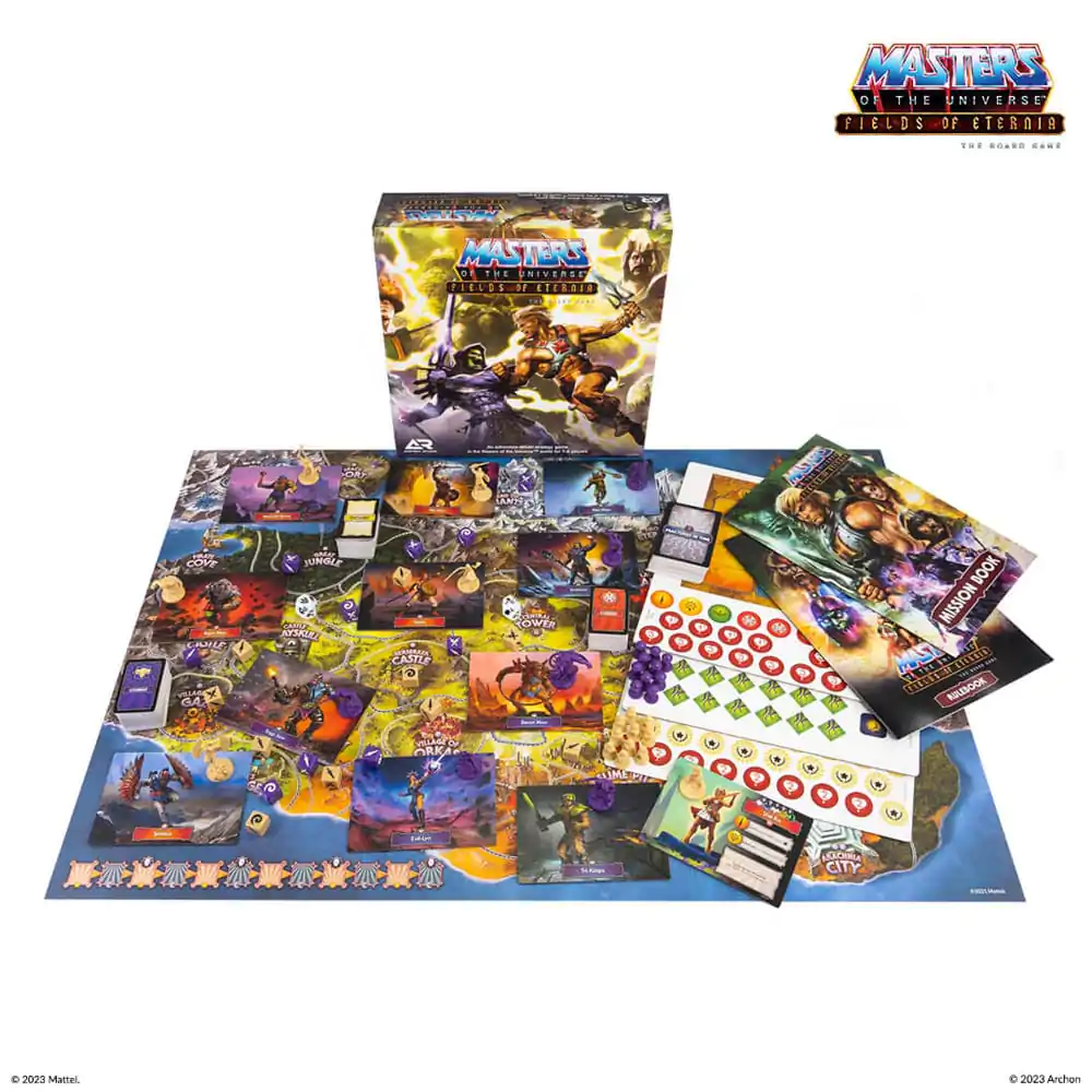 Masters of the Universe Board Game Fields of Eternia Editie Germana poza produsului