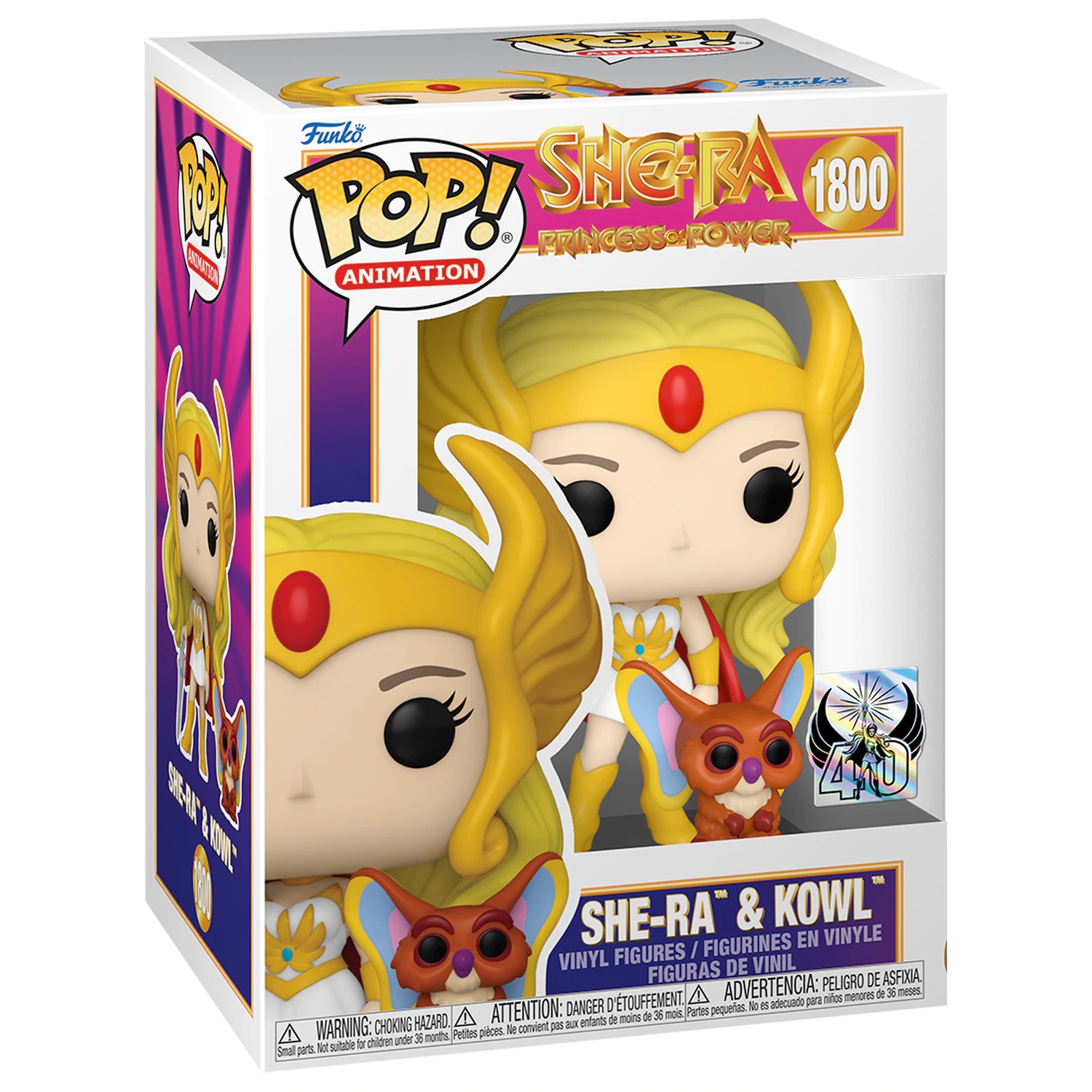 Masters of The Universe Funko POP! & Buddy Figurina Vinyl She-Ra cu Kowl 9 cm poza produsului