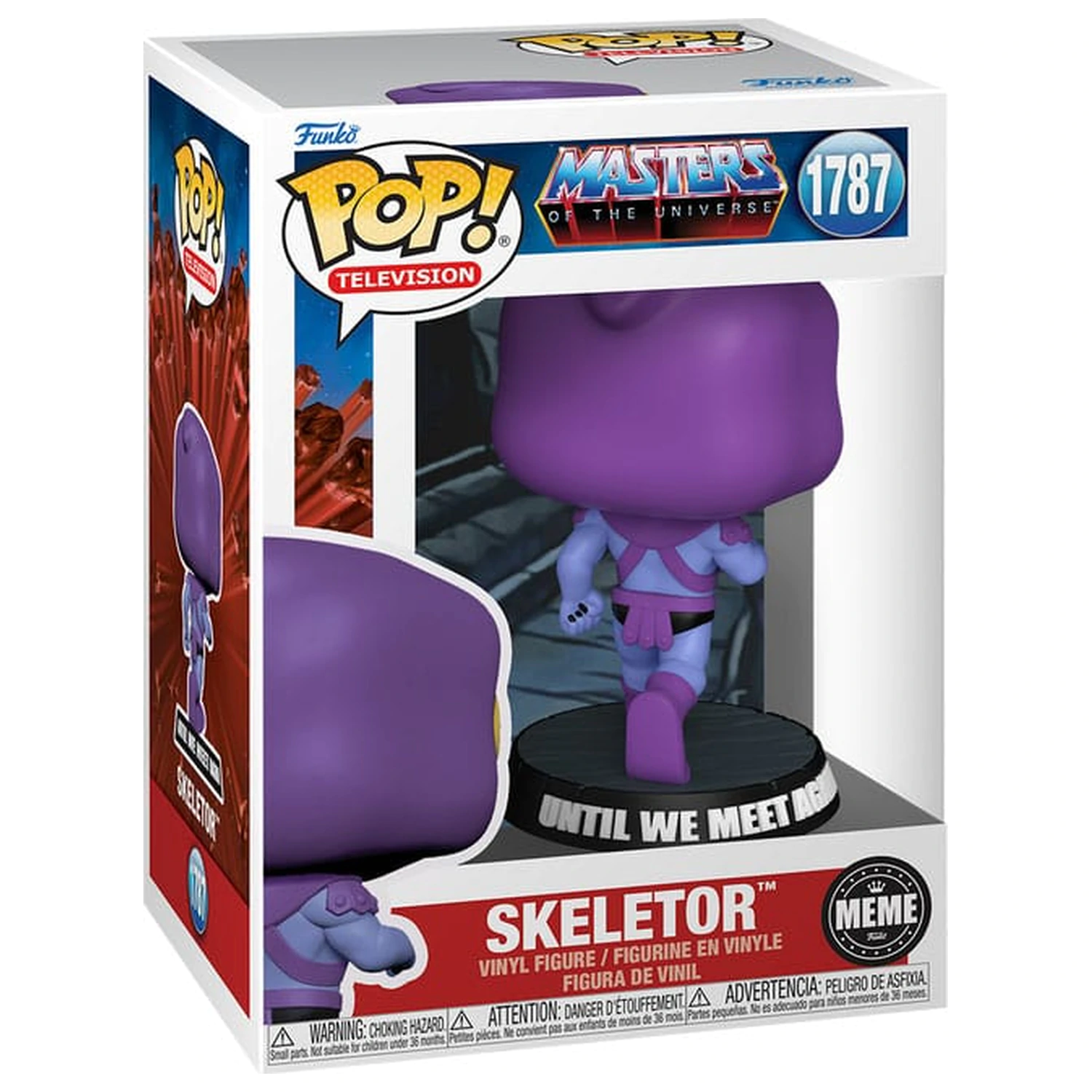 Masters of the Universe Funko POP! Animation figurina din vinil Meme - Skeletor Running Away 9 cm poza produsului