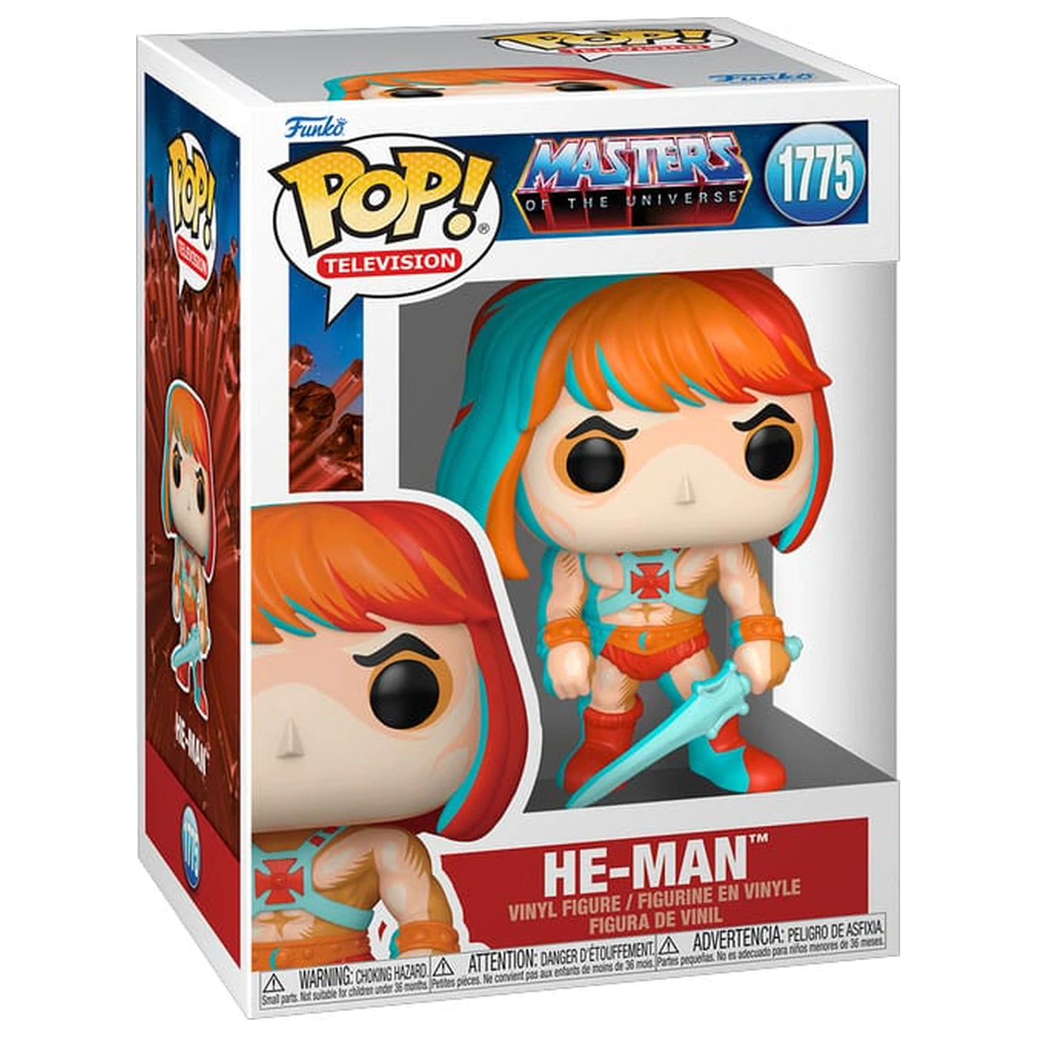 Masters of the Universe Funko POP! Television Figurina de vinil He-Man (Comic Deco) 9 cm poza produsului