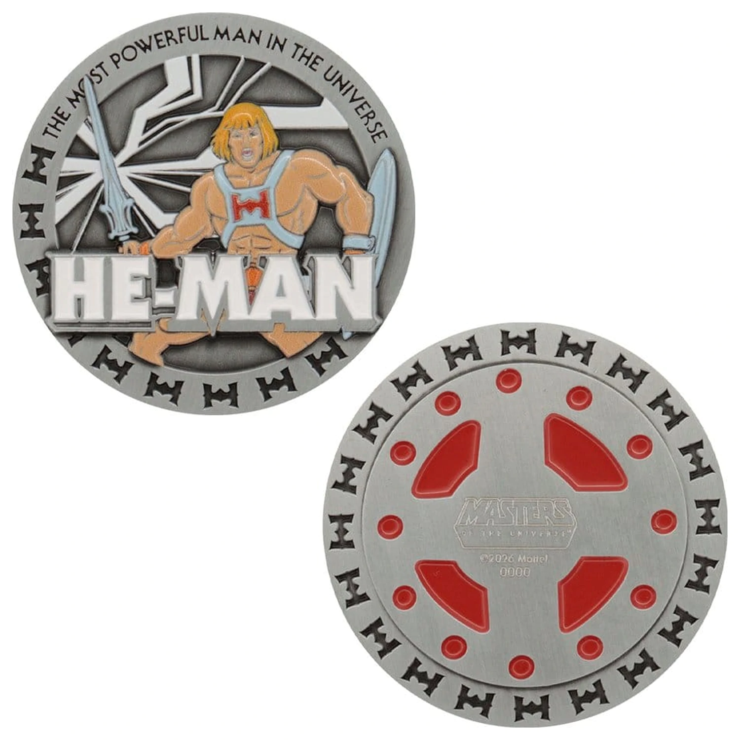 Masters of the Universe Moneda de colectie He-Man editie limitata poza produsului