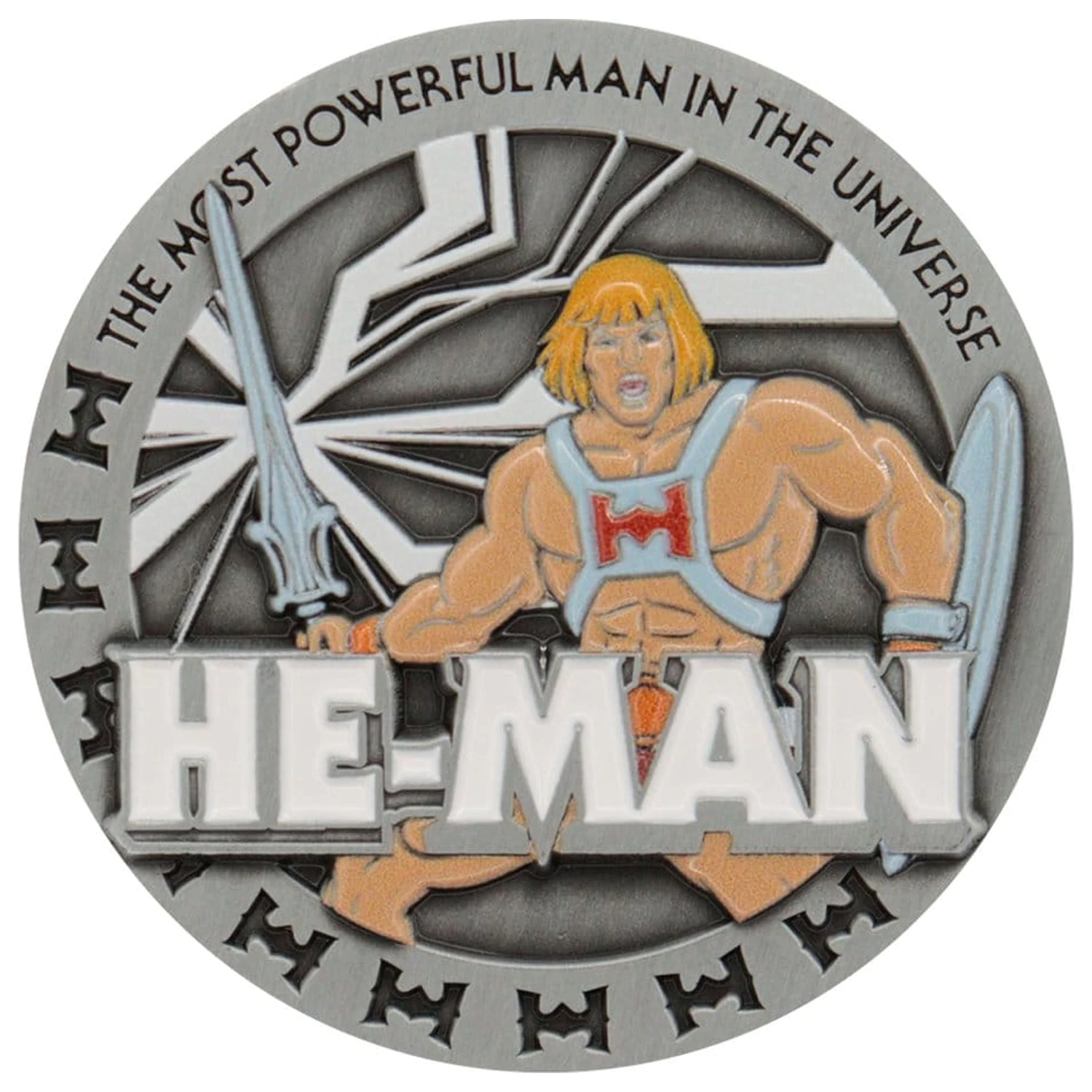 Masters of the Universe Moneda de colectie He-Man editie limitata poza produsului
