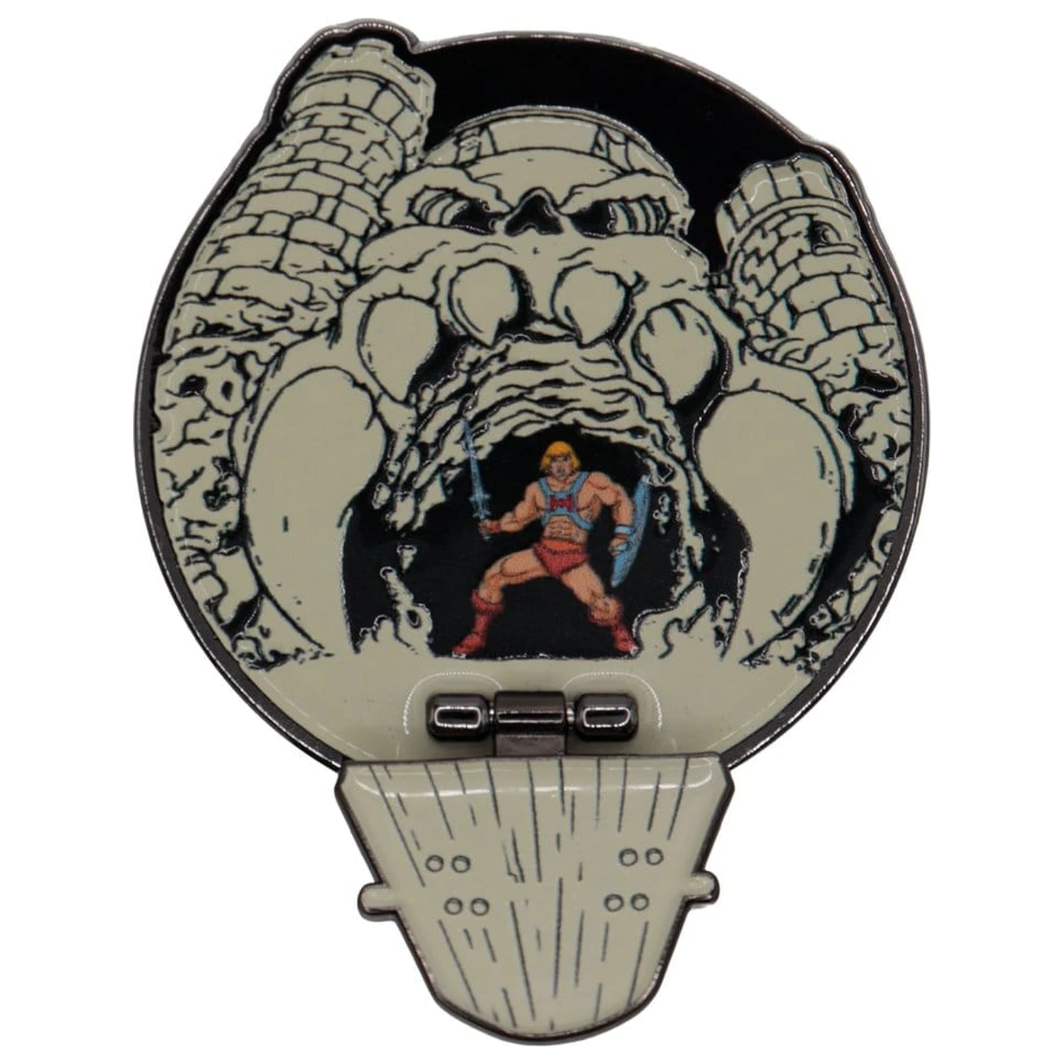 Masters of the Universe Pin Badge Castle Grayskull cu balamale Ediție Limitată poza produsului