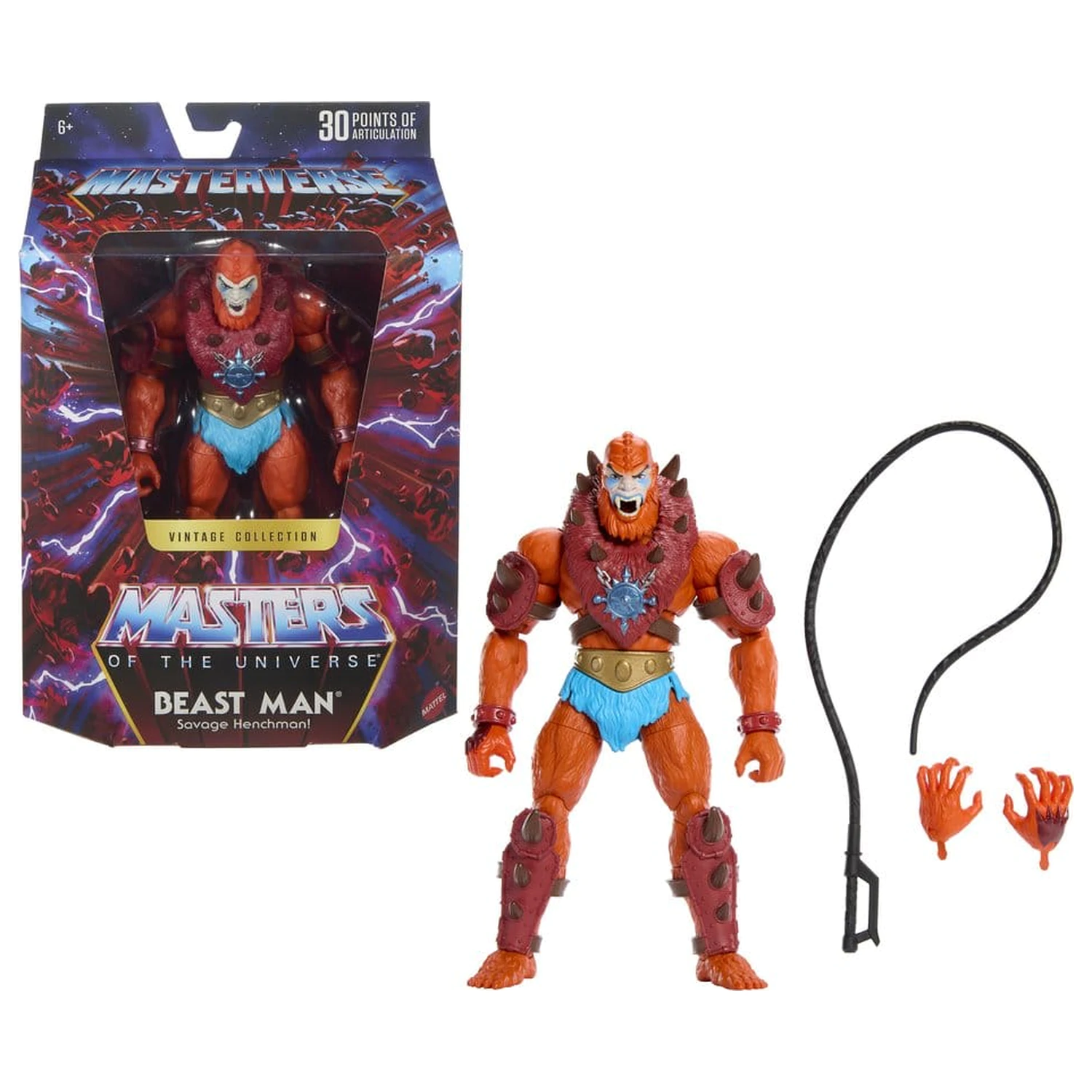 Masters of the Universe Masterverse Figurina de actiune Colectia Vintage: Beast Man 18 cm poza produsului