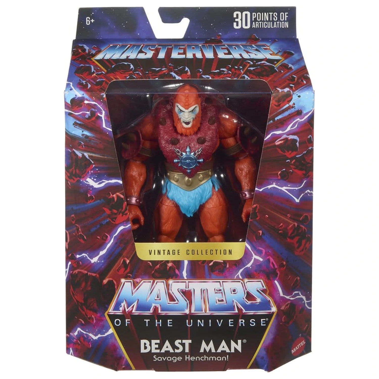 Masters of the Universe Masterverse Figurina de actiune Colectia Vintage: Beast Man 18 cm poza produsului