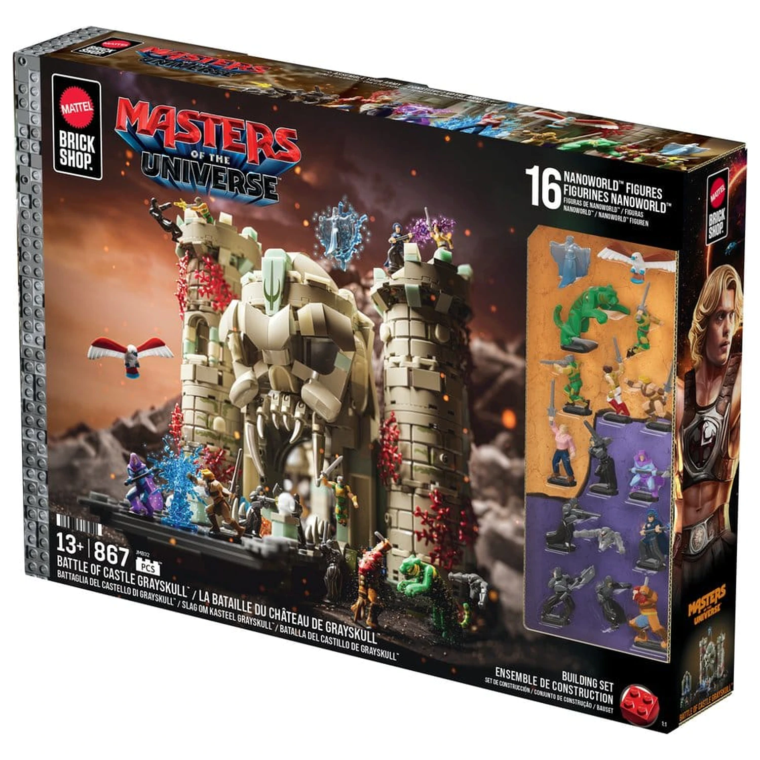 Masters of the Universe Mattel Set constructie Magazin de caramizi Castle Grayskull poza produsului